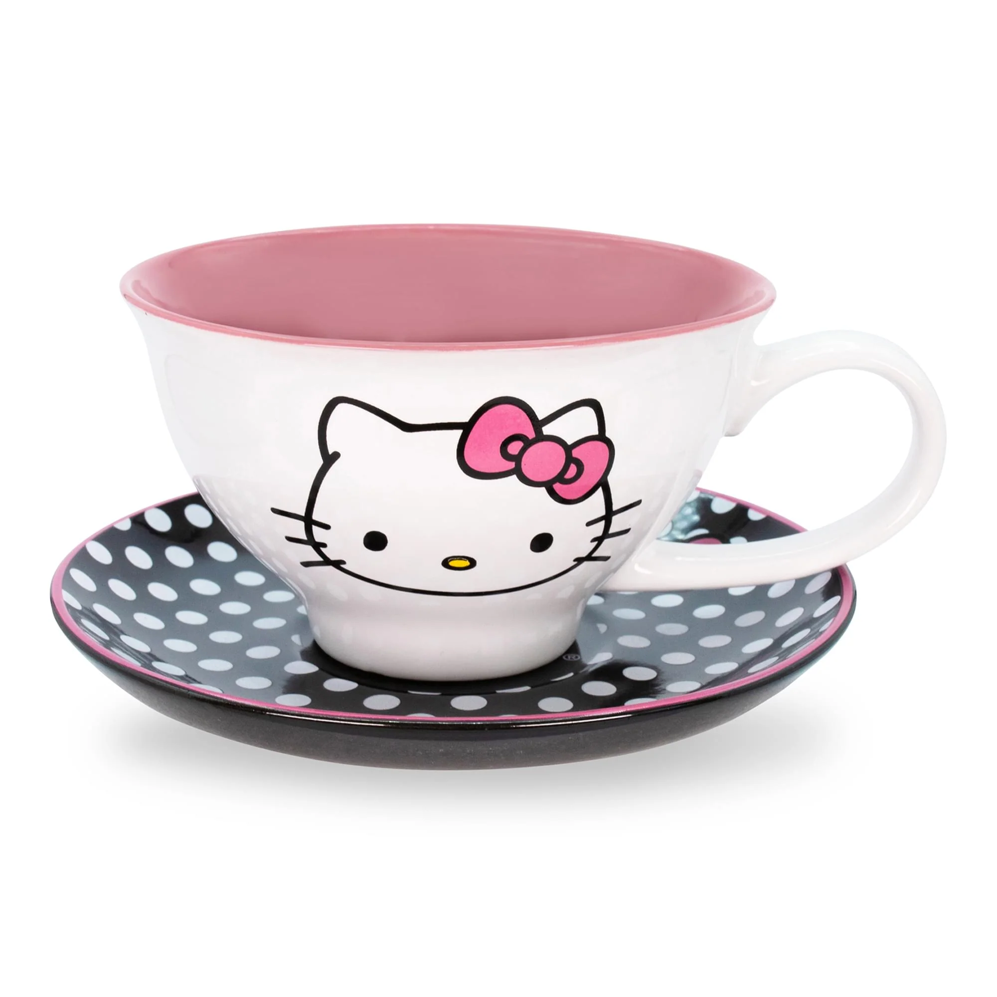 Sanrio Hello Kitty Ceramic Teacup and Saucer Set - Image 2