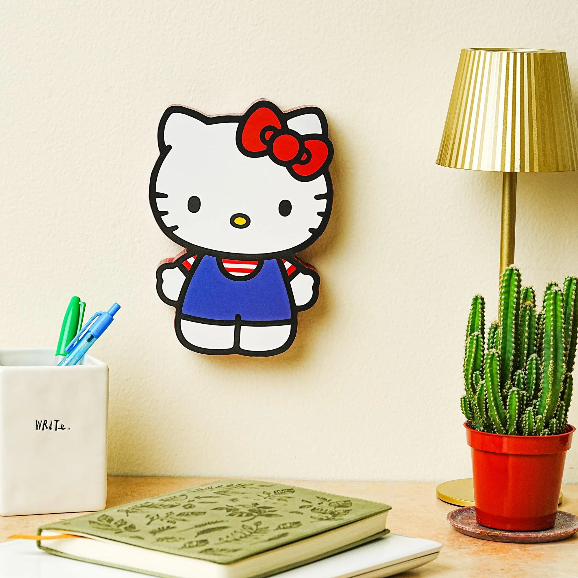 Sanrio Hello Kitty Classic Die-Cut Wooden Wall Art Sign | 8 x 6 Inches - Image 6