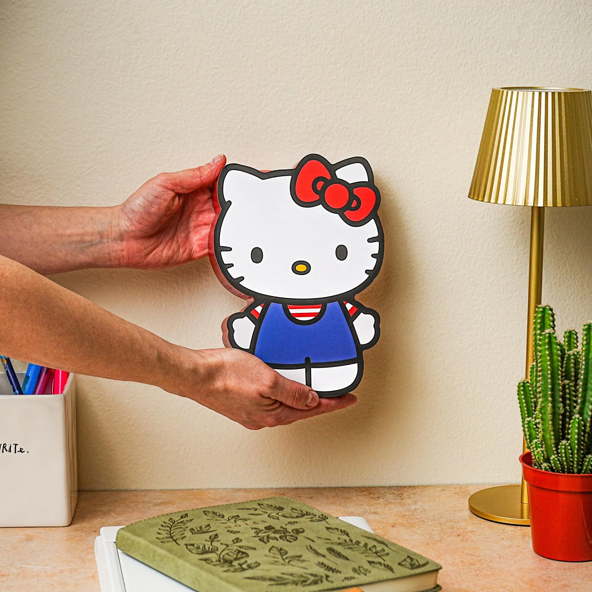Sanrio Hello Kitty Classic Die-Cut Wooden Wall Art Sign | 8 x 6 Inches - Image 8
