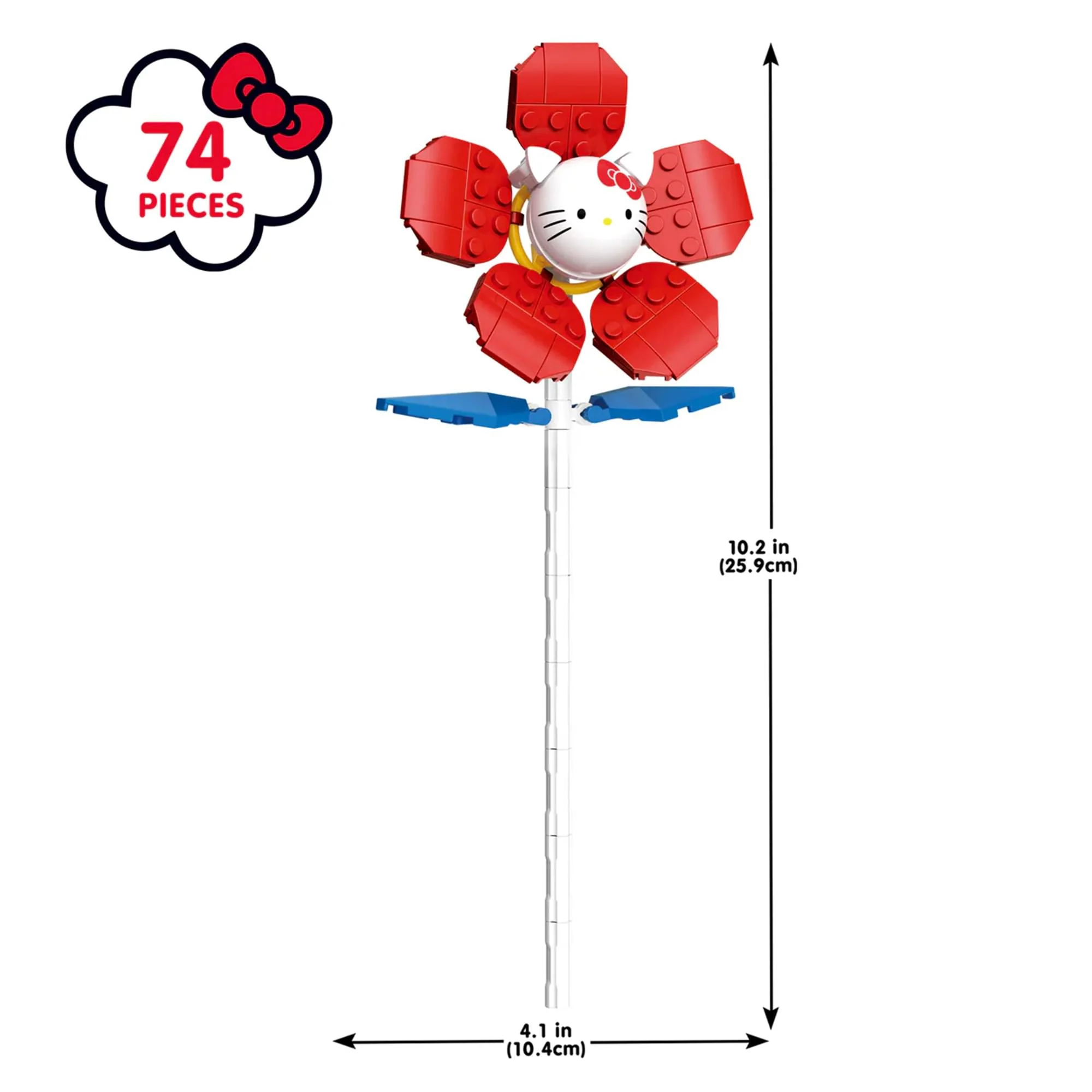 Sanrio Hello Kitty Flower 74-Piece Brickcraft Building Set - Image 4