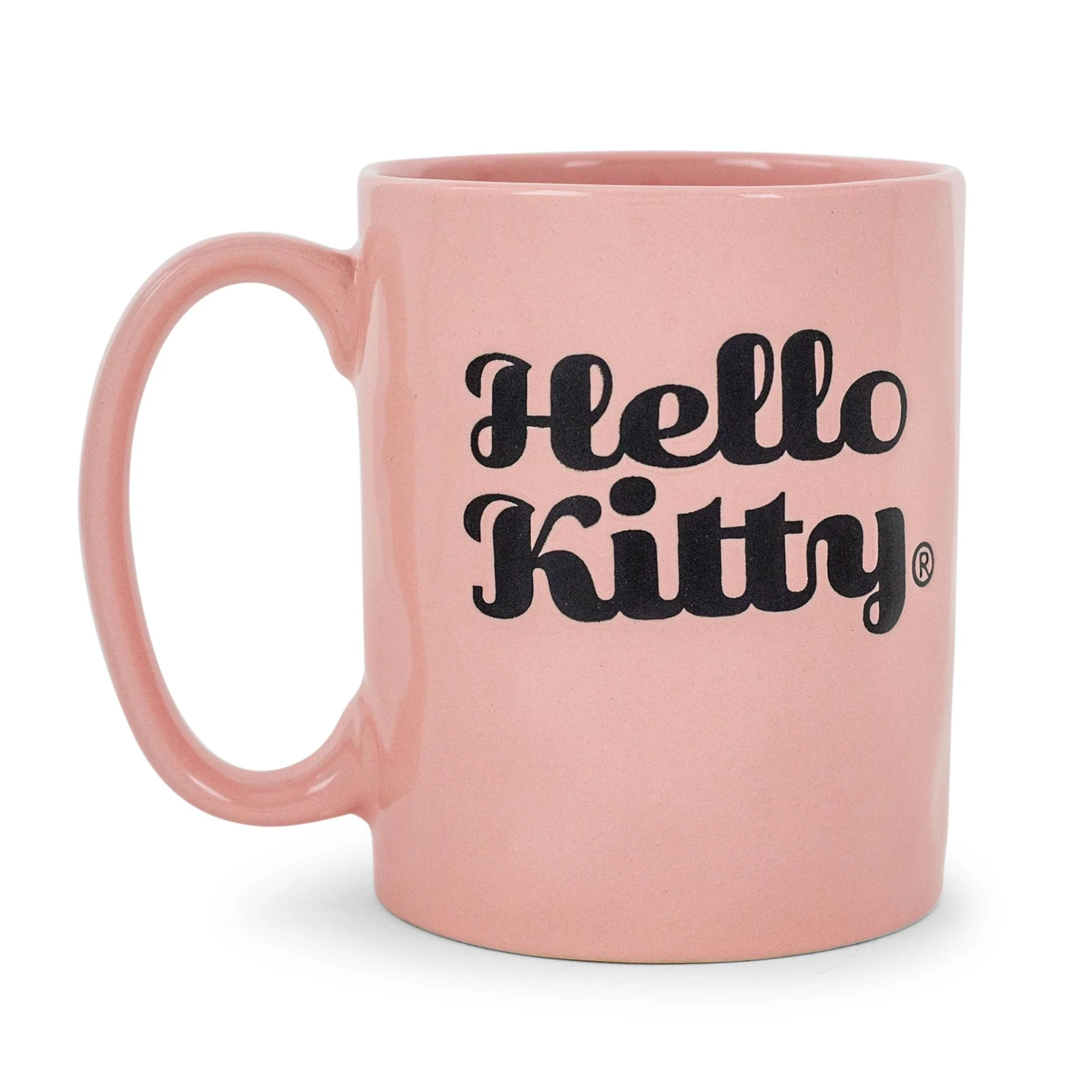 Sanrio Hello Kitty Flower Badge Wax Resist Ceramic Pottery Mug | Holds 18 Ounces - Image 2