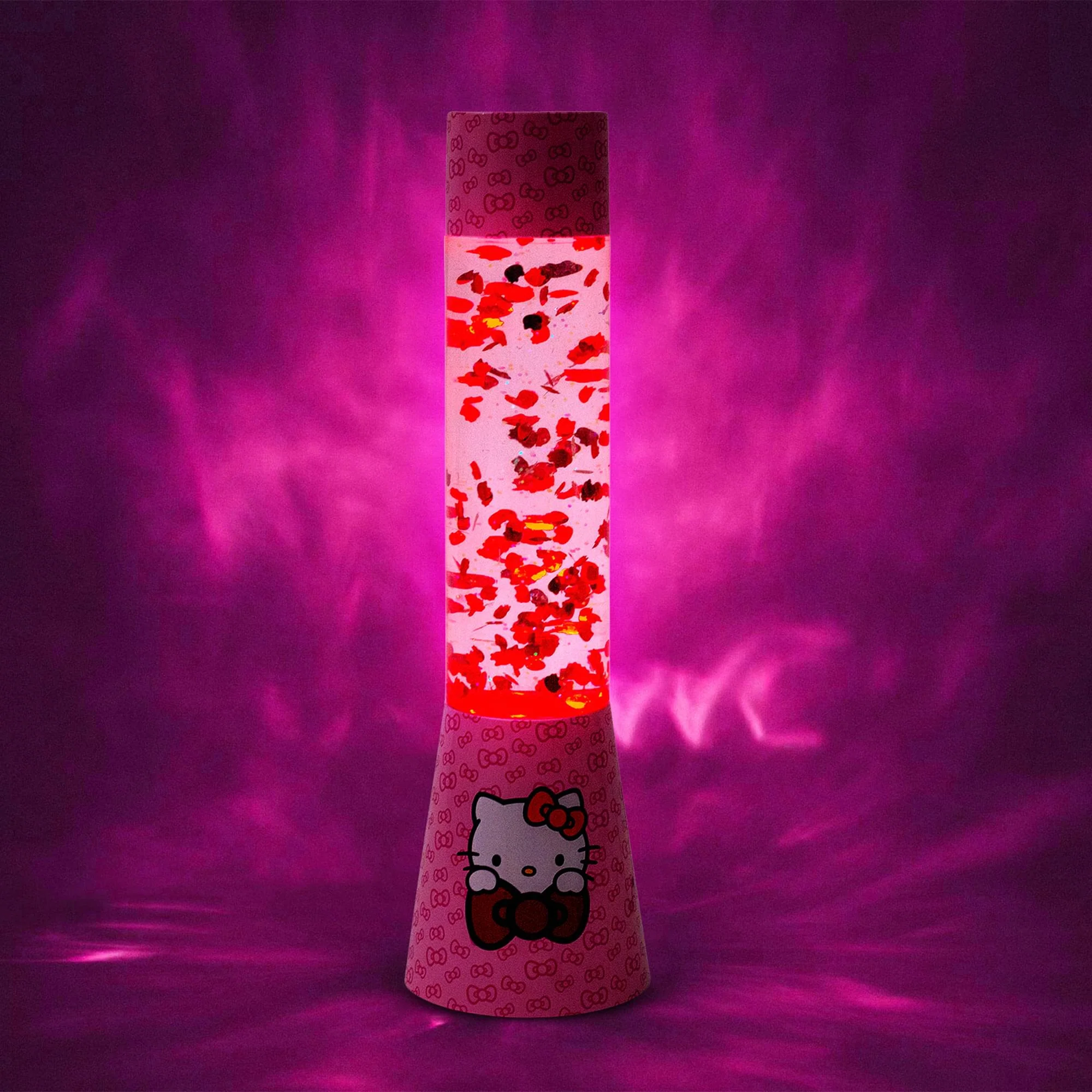 Sanrio Hello Kitty Glitter Motion Mood Light | 12 Inches Tall - Image 2