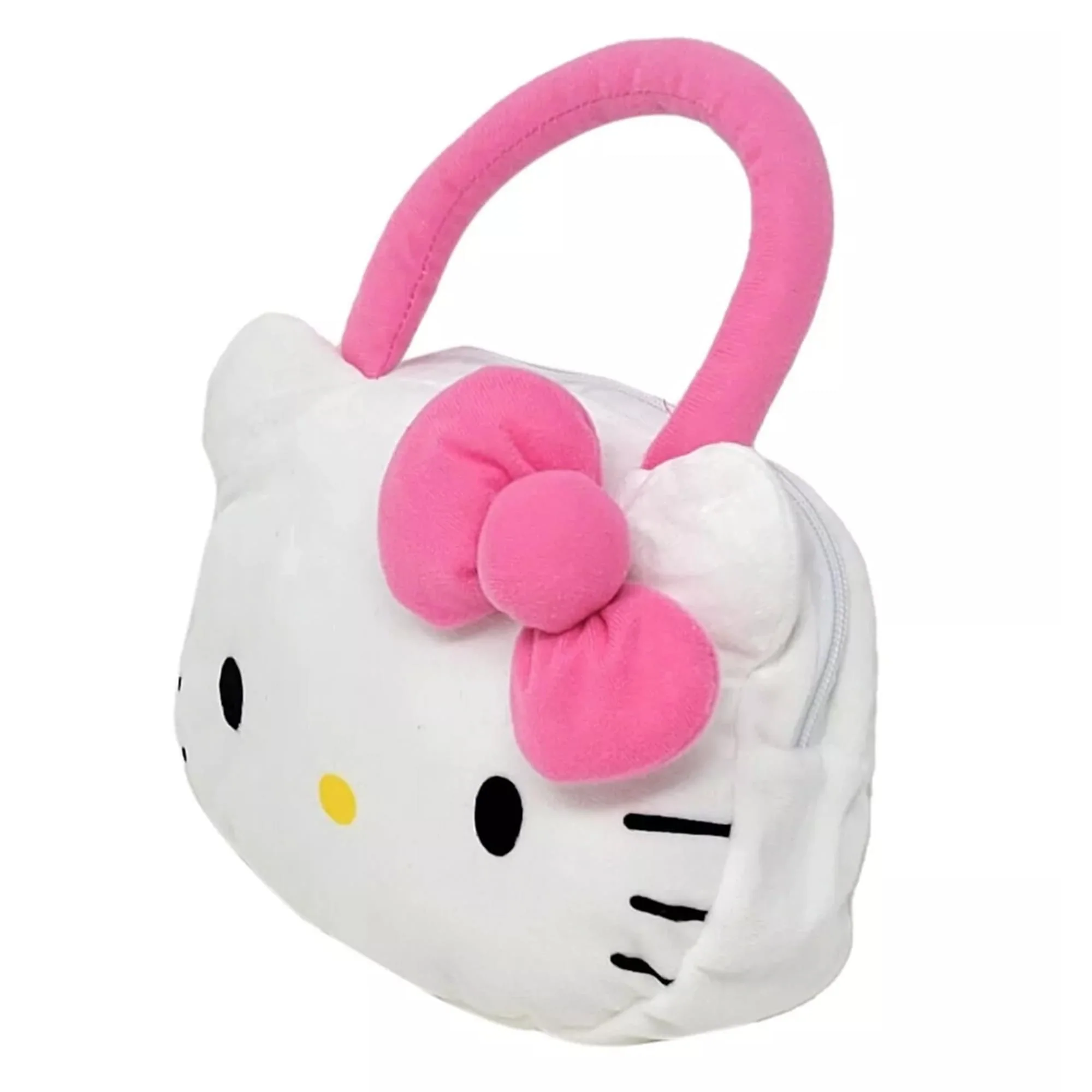 Sanrio Hello Kitty Head-Shaped Plush Handbag - Image 2