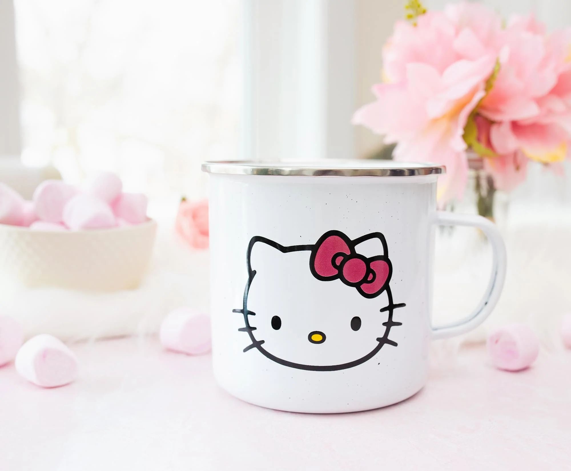 Sanrio Hello Kitty "Hello" Ceramic Camper Mug | Holds 20 Ounces - Image 3