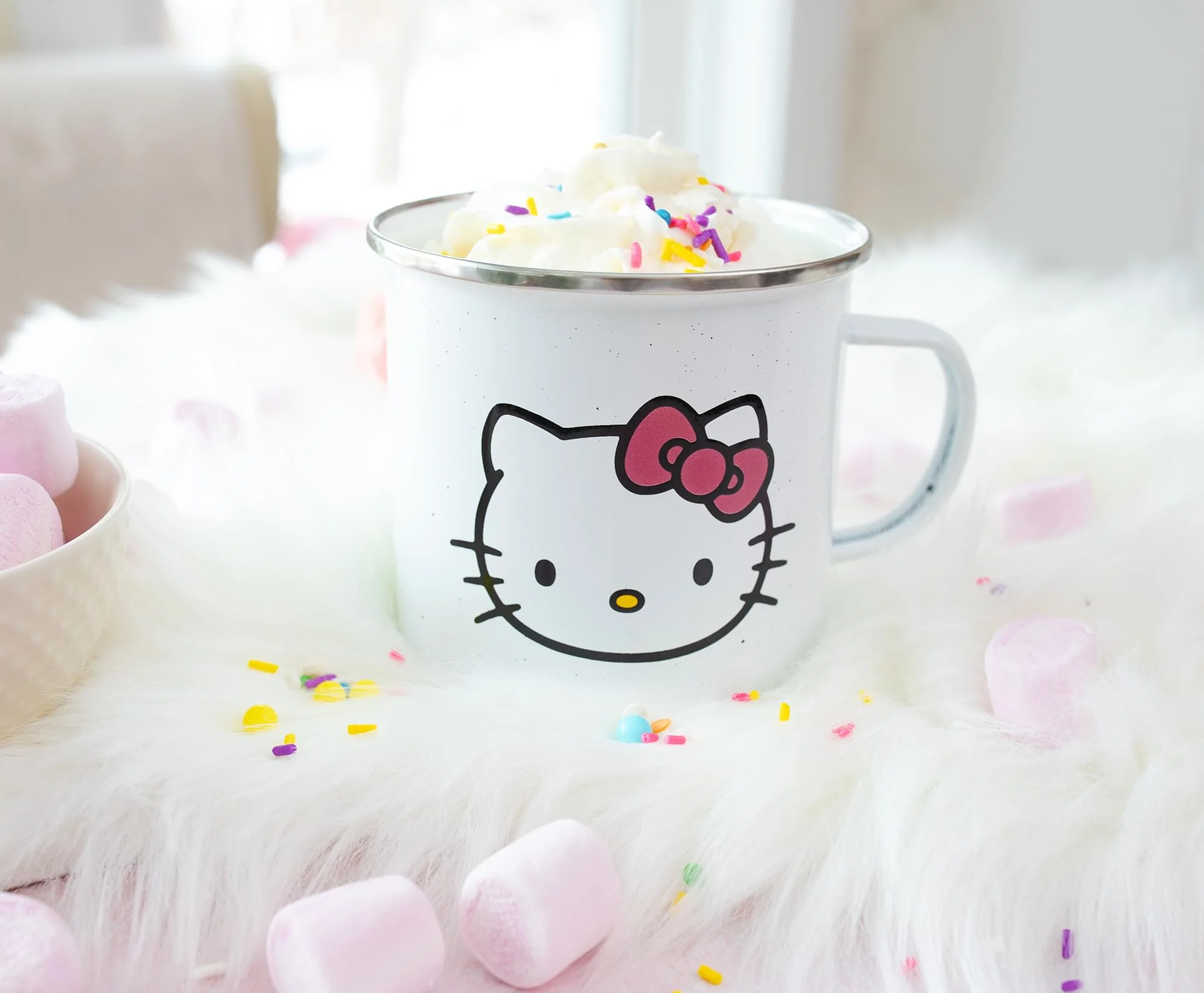 Sanrio Hello Kitty "Hello" Ceramic Camper Mug | Holds 20 Ounces - Image 7