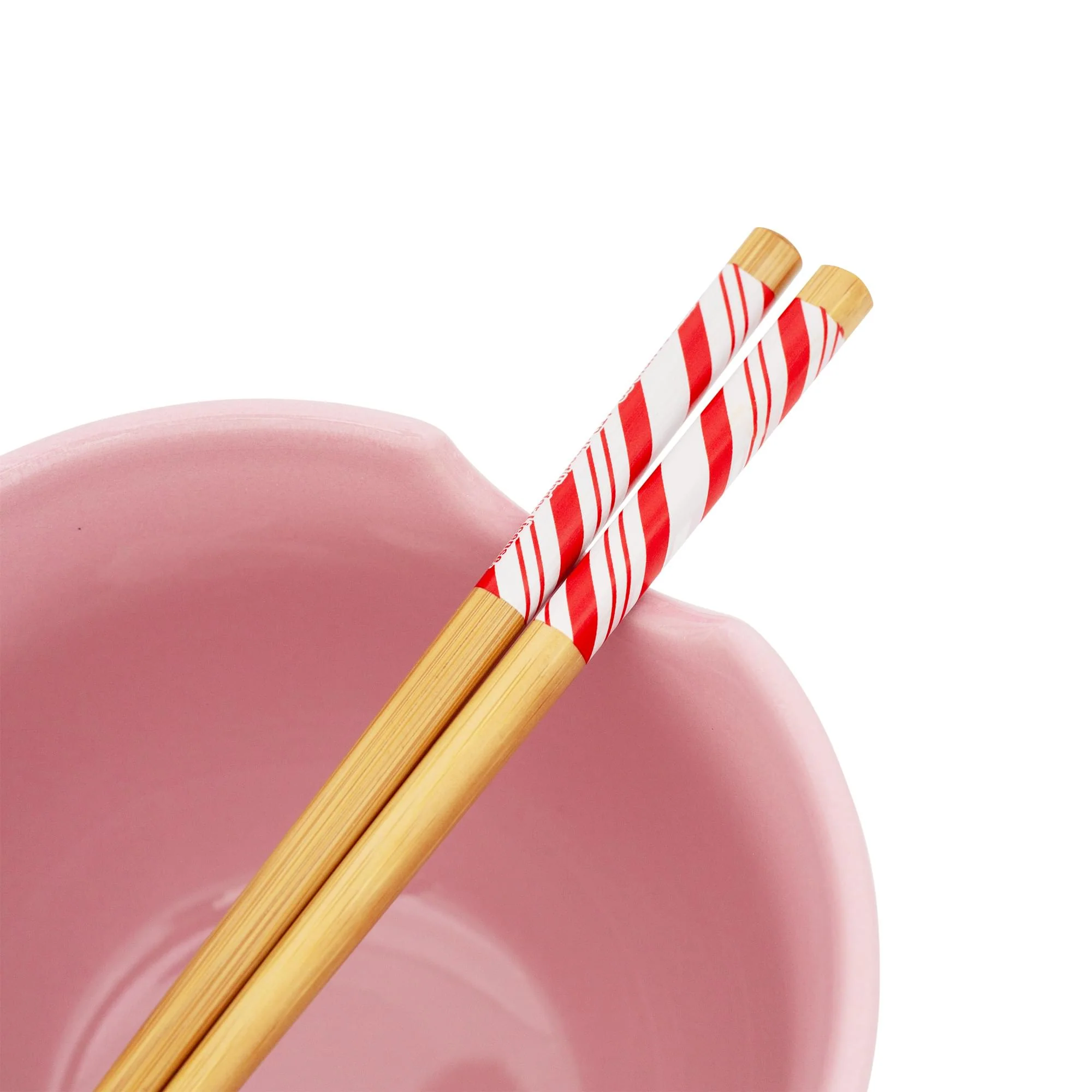 Sanrio Hello Kitty Holiday 20-Ounce Ceramic Ramen Bowl and Chopstick Set - Image 3