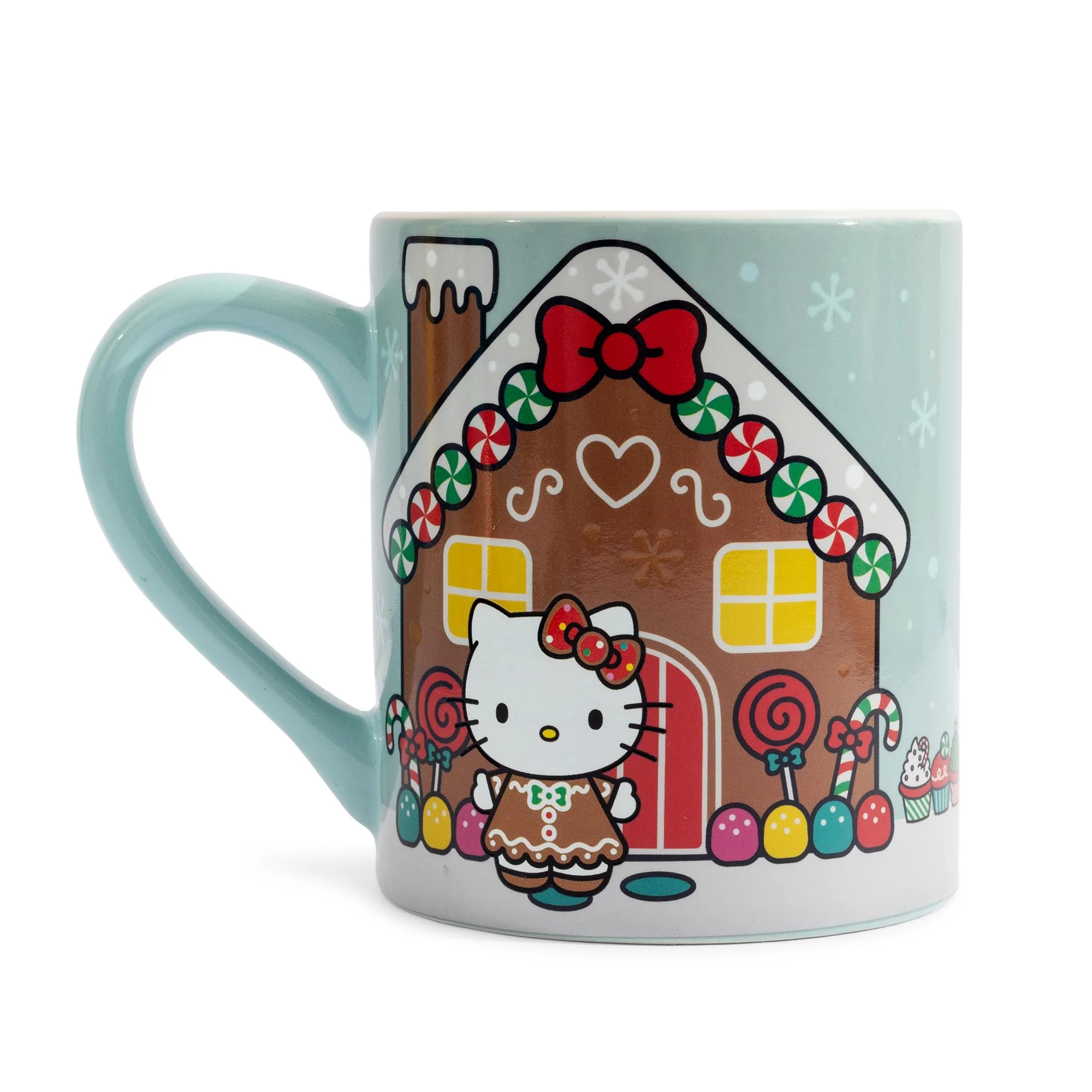 Sanrio Hello Kitty Holiday Gingerbread House Heat-Reveal Mug | Holds 14 Ounces - Image 4