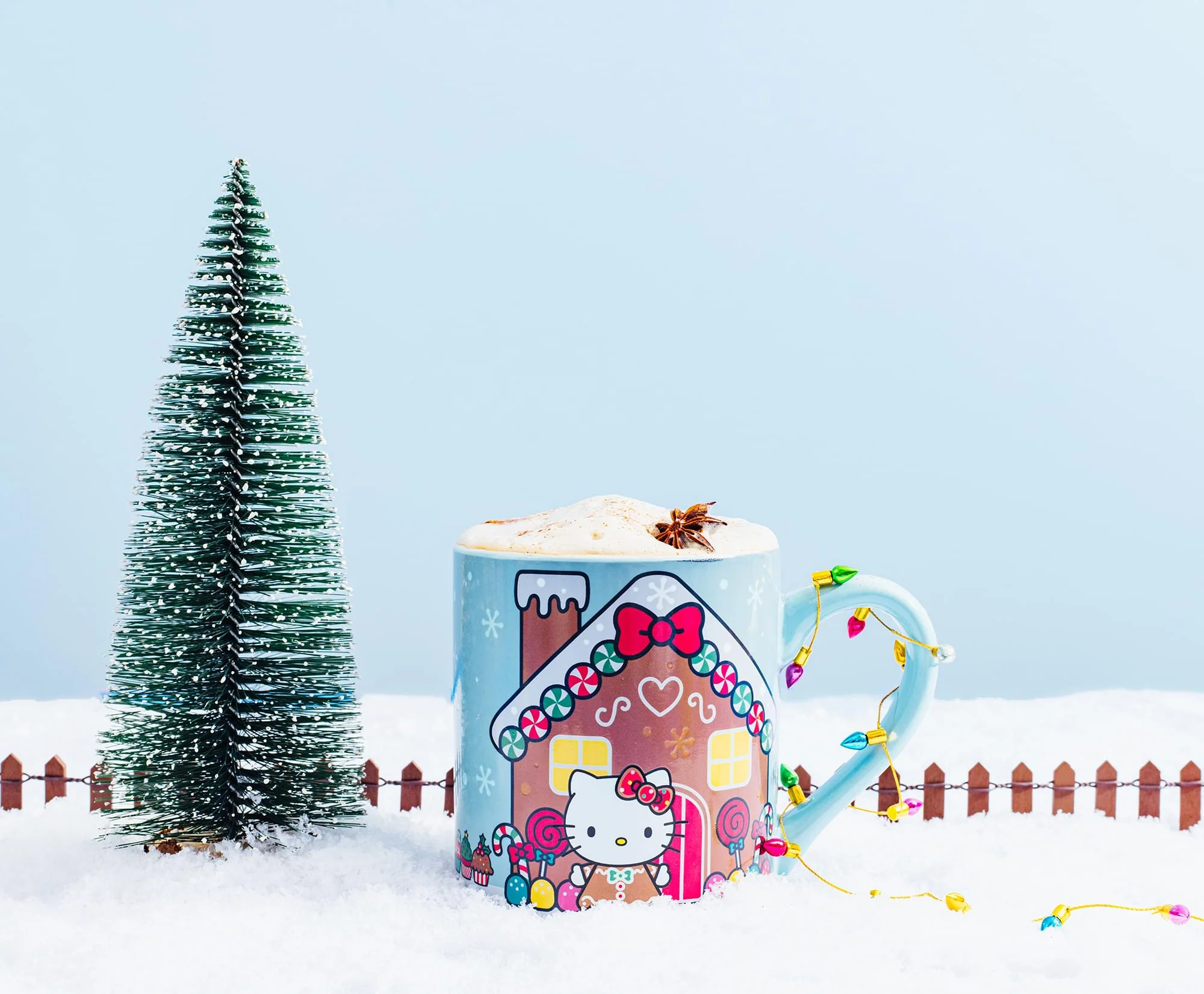 Sanrio Hello Kitty Holiday Gingerbread House Heat-Reveal Mug | Holds 14 Ounces - Image 9