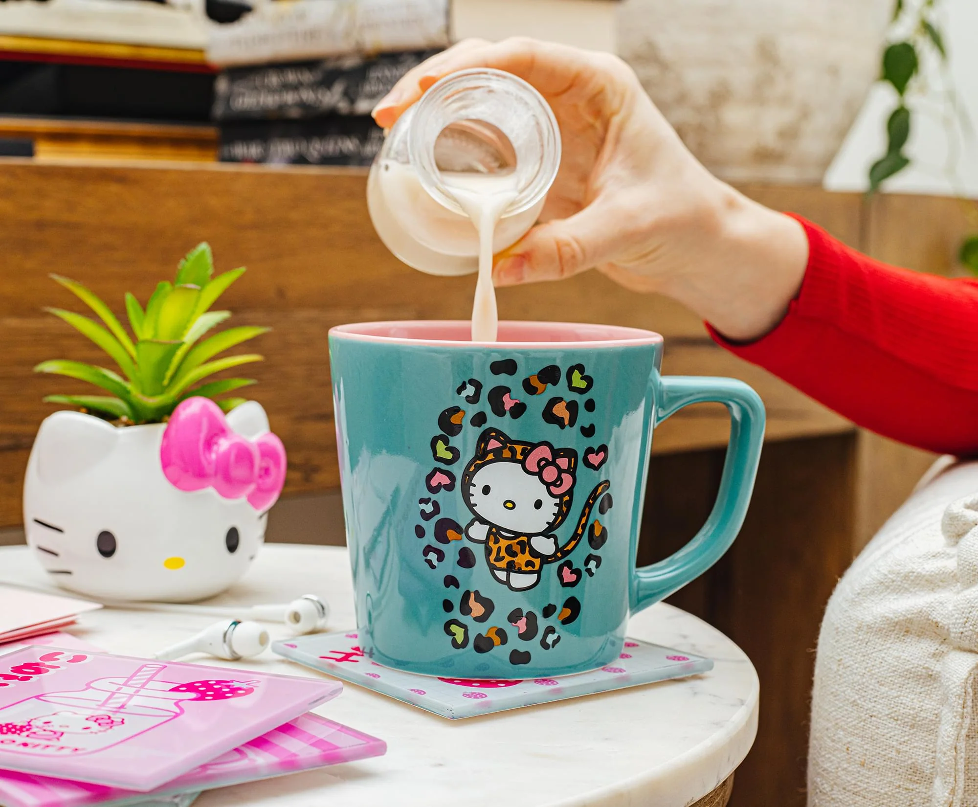 Sanrio Hello Kitty Jungle Leopard Ceramic Latte Mug | Holds 17 Ounces - Image 4