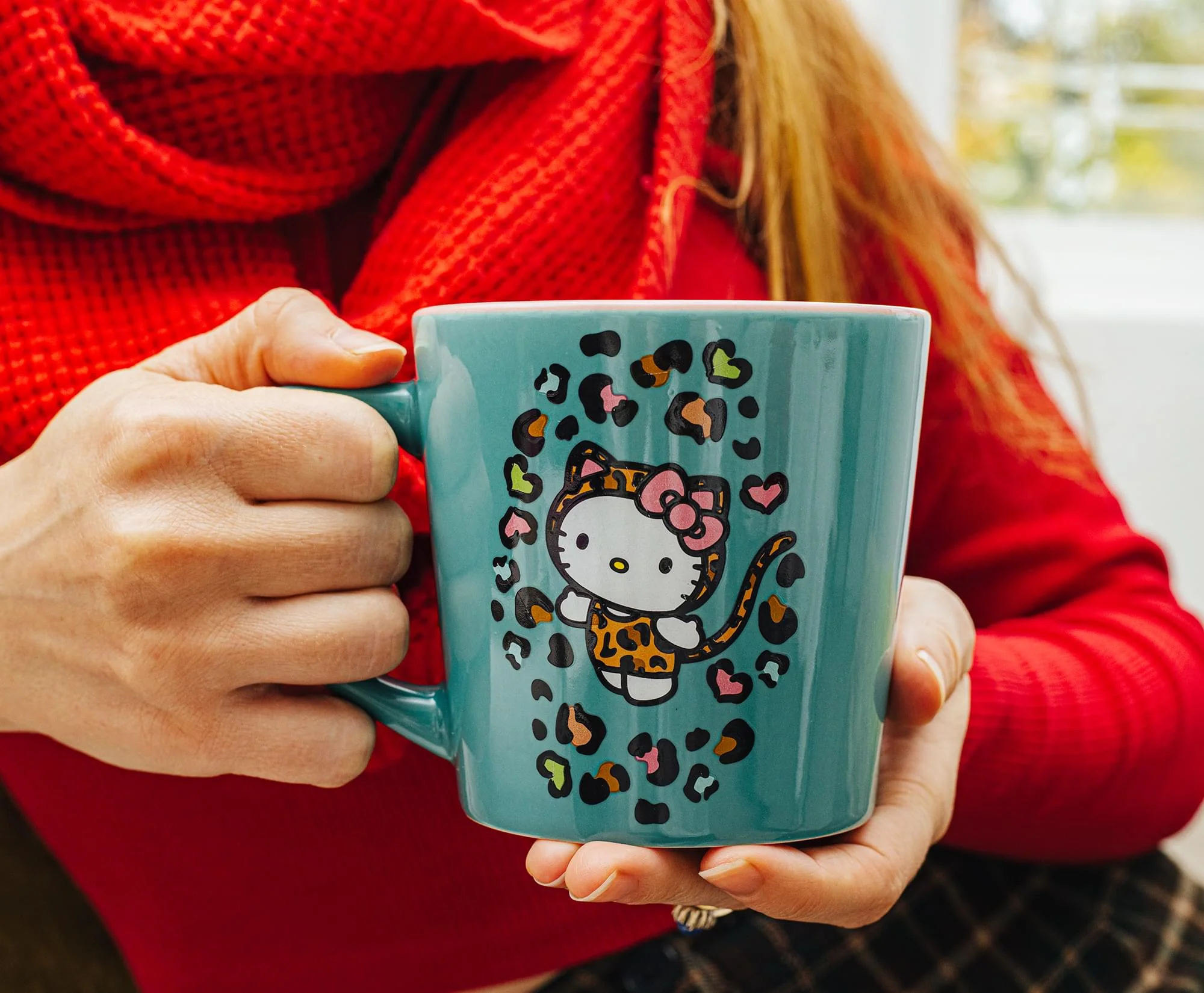 Sanrio Hello Kitty Jungle Leopard Ceramic Latte Mug | Holds 17 Ounces - Image 5
