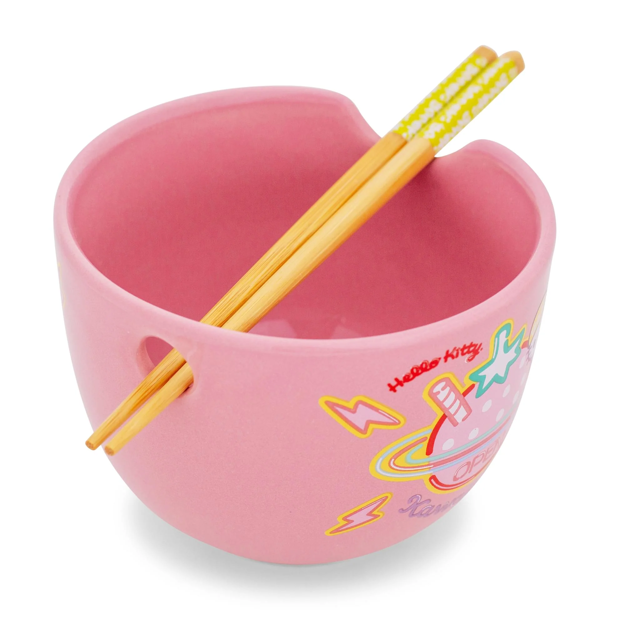 Sanrio Hello Kitty "Kawaii Tokyo" 20-Ounce Ramen Bowl and Chopstick Set - Image 2