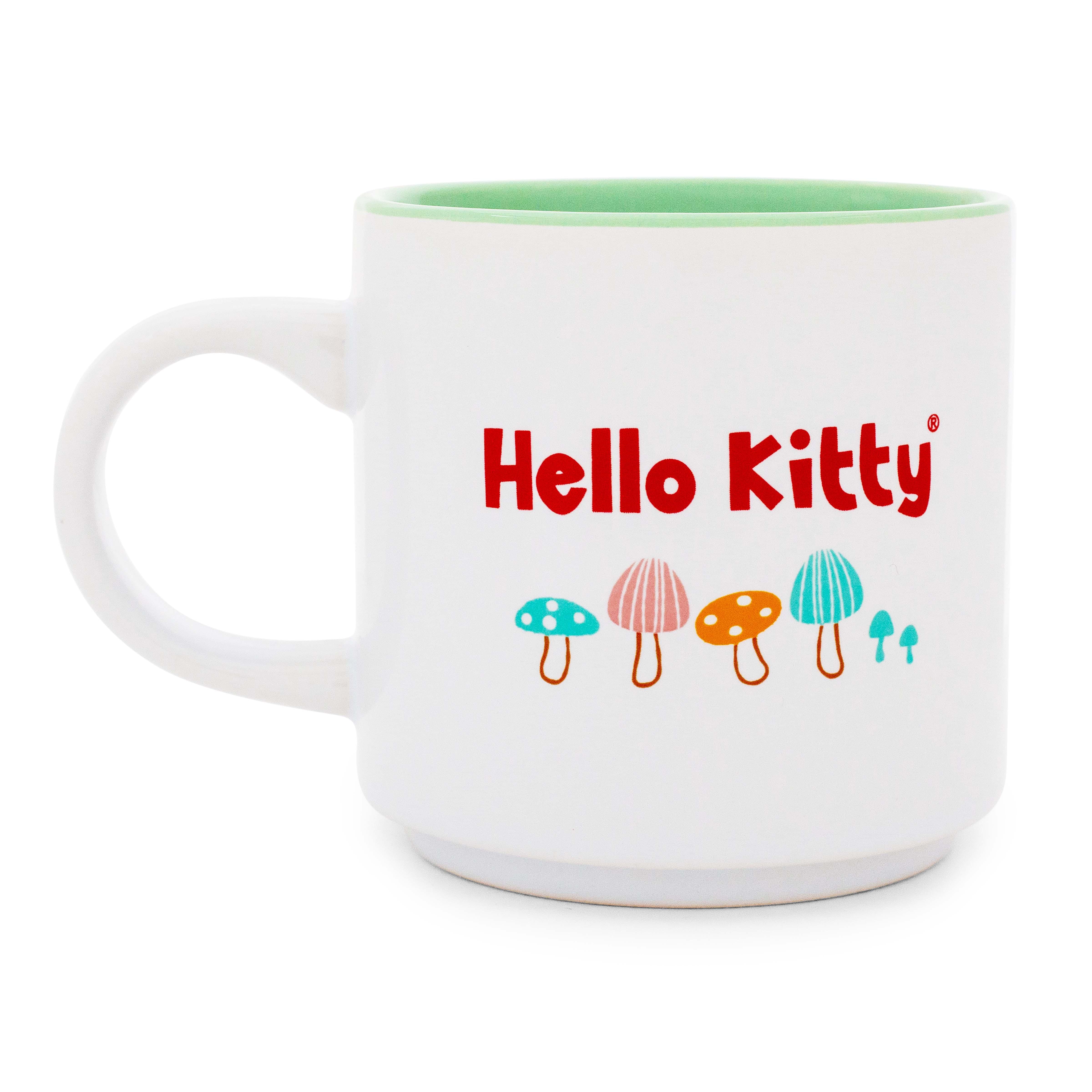 Sanrio Hello Kitty Mushrooms Single Stackable Ceramic Mug | Holds 13 Ounces - Image 2