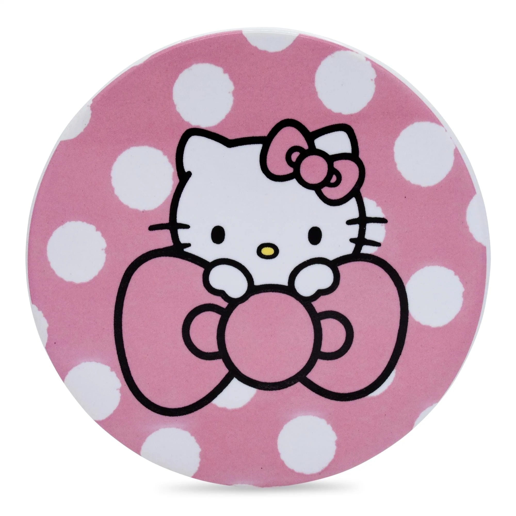 Sanrio Hello Kitty Perfect Pink 18-Ounce Ceramic Mug and Coaster Set - Image 3