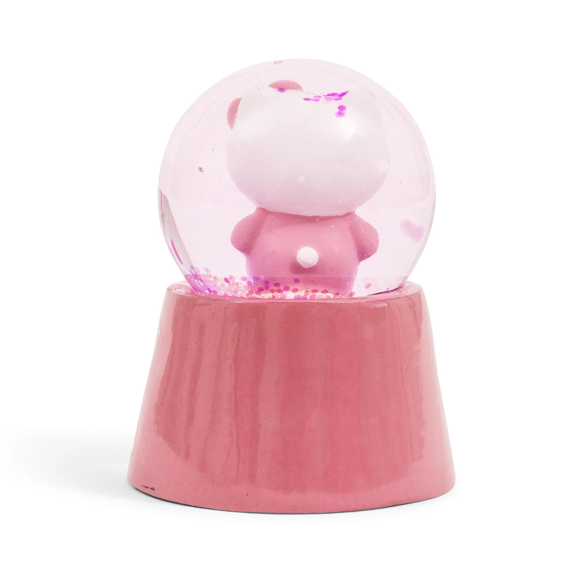 Sanrio Hello Kitty Pink Skeleton 3-Inch Mini Light-Up Snow Globe - Image 4