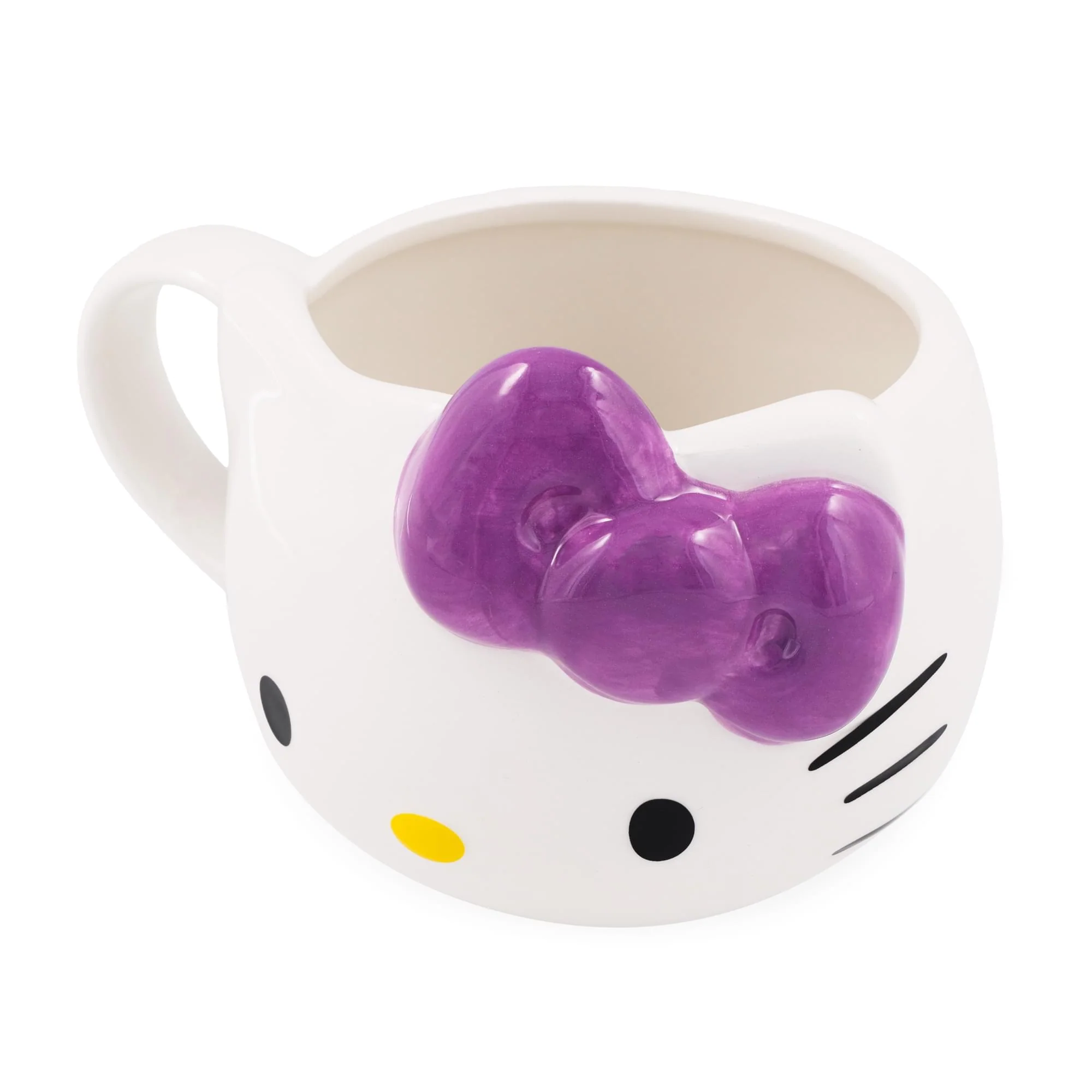 Sanrio Hello Kitty Purple Bow Sculpted Ceramic Mug | Holds 20 Ounces - Image 3