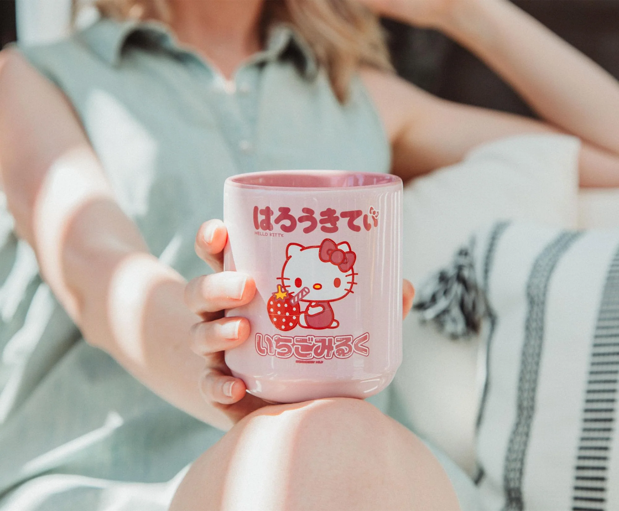 Sanrio Hello Kitty Strawberry Milk Asian Ceramic Tea Cup | Holds 9 Ounces - Image 5