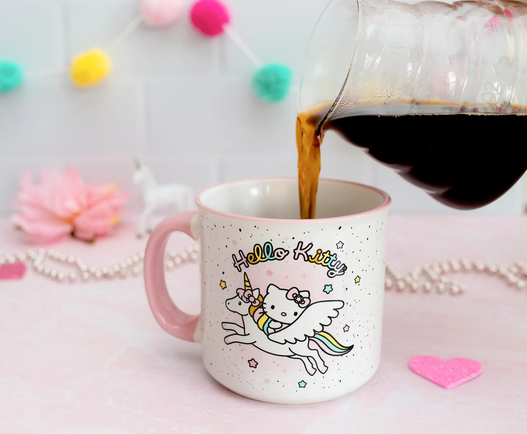 Sanrio Hello Kitty Unicorn Star Ceramic Camper Mug | Holds 20 Ounces - Image 4