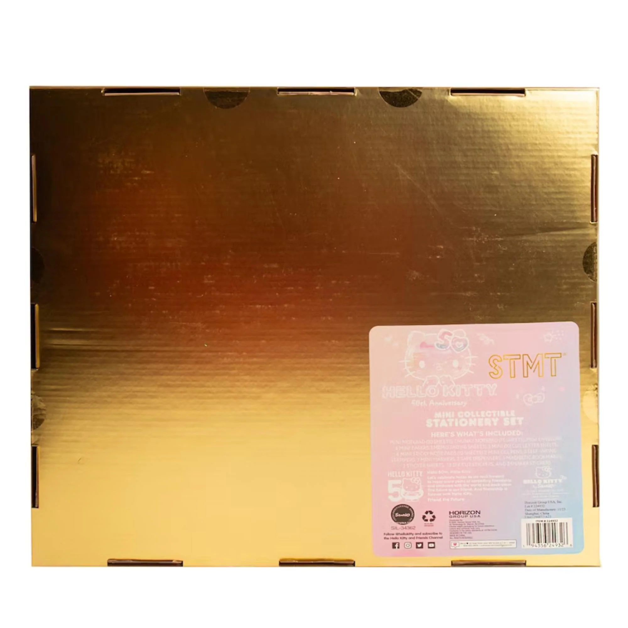 Sanrio Hello Kitty x STMT 50th Anniversary Mini Collectible Stationary Set - Image 4