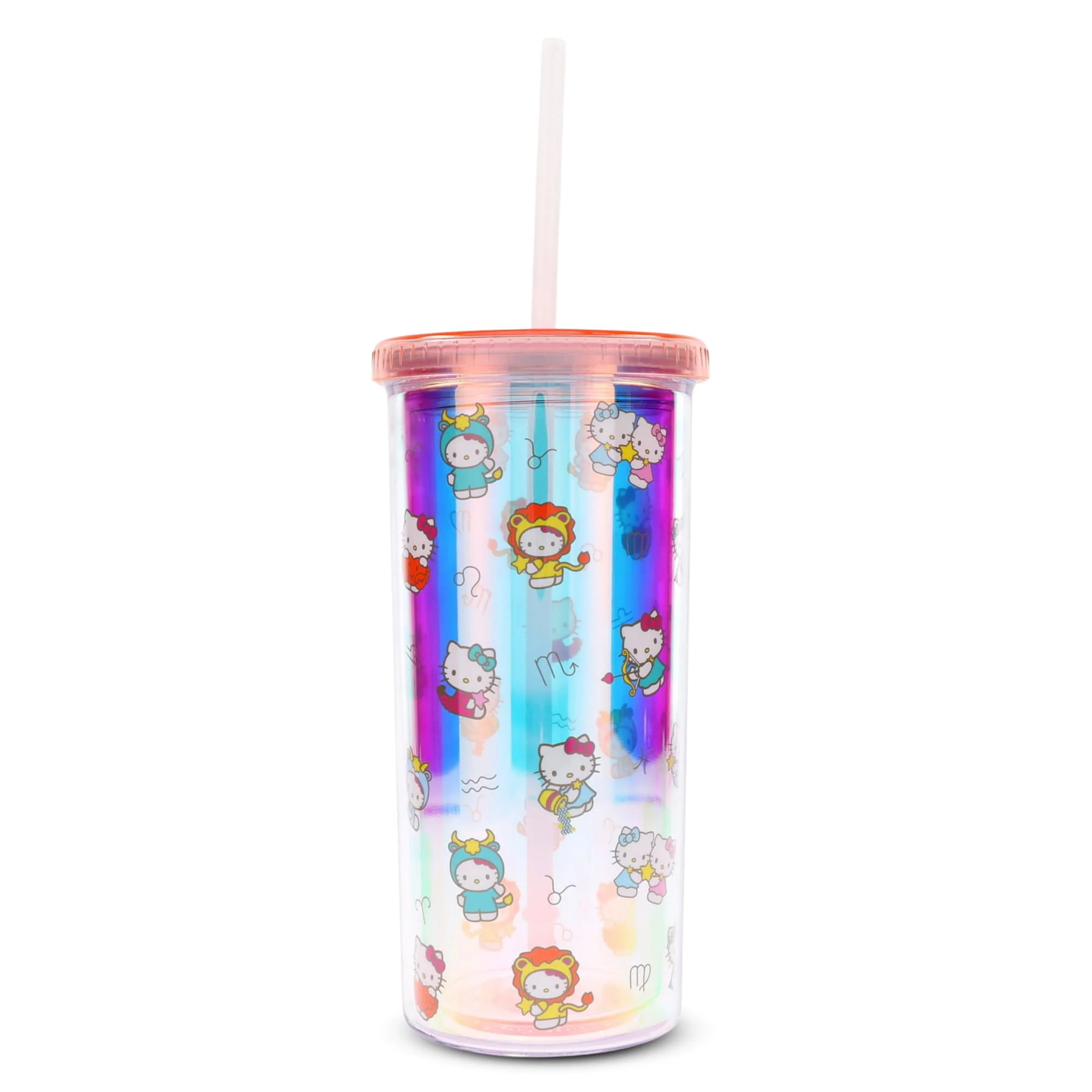 Sanrio Hello Kitty Zodiac Carnival Cup With Lid and Straw | Holds 20 Ounces - Image 2