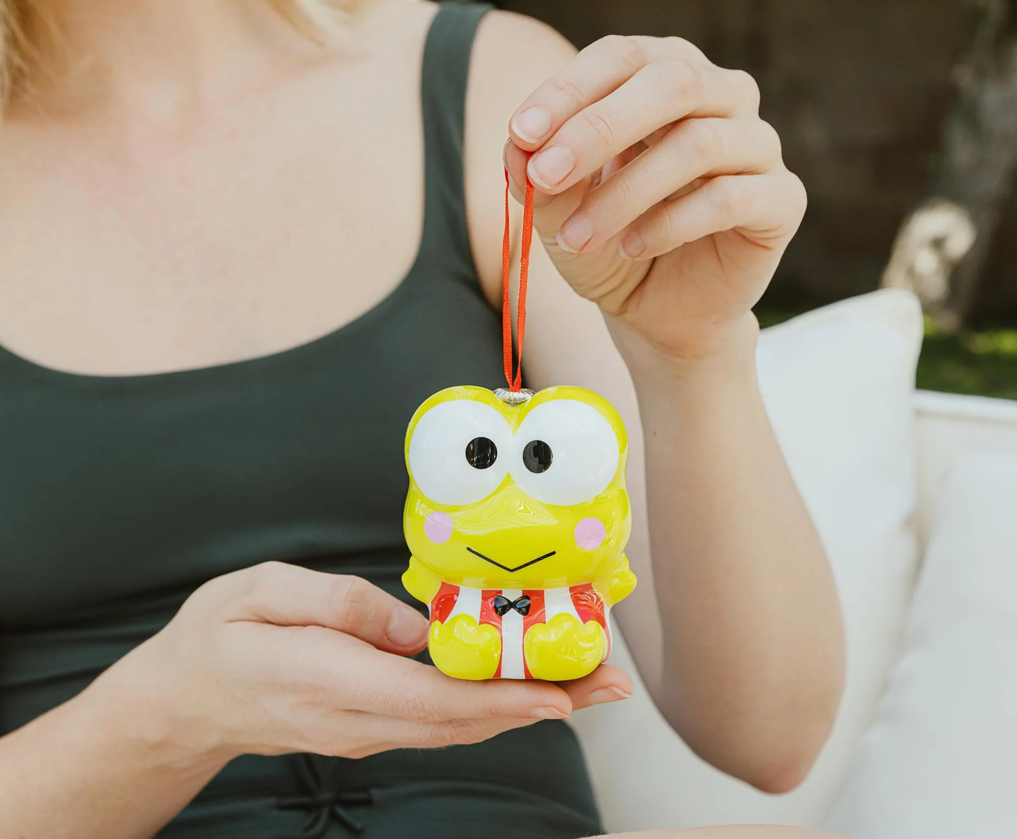 Sanrio Keroppi 4-Inch Shatterproof Decoupage Ornament - Image 4