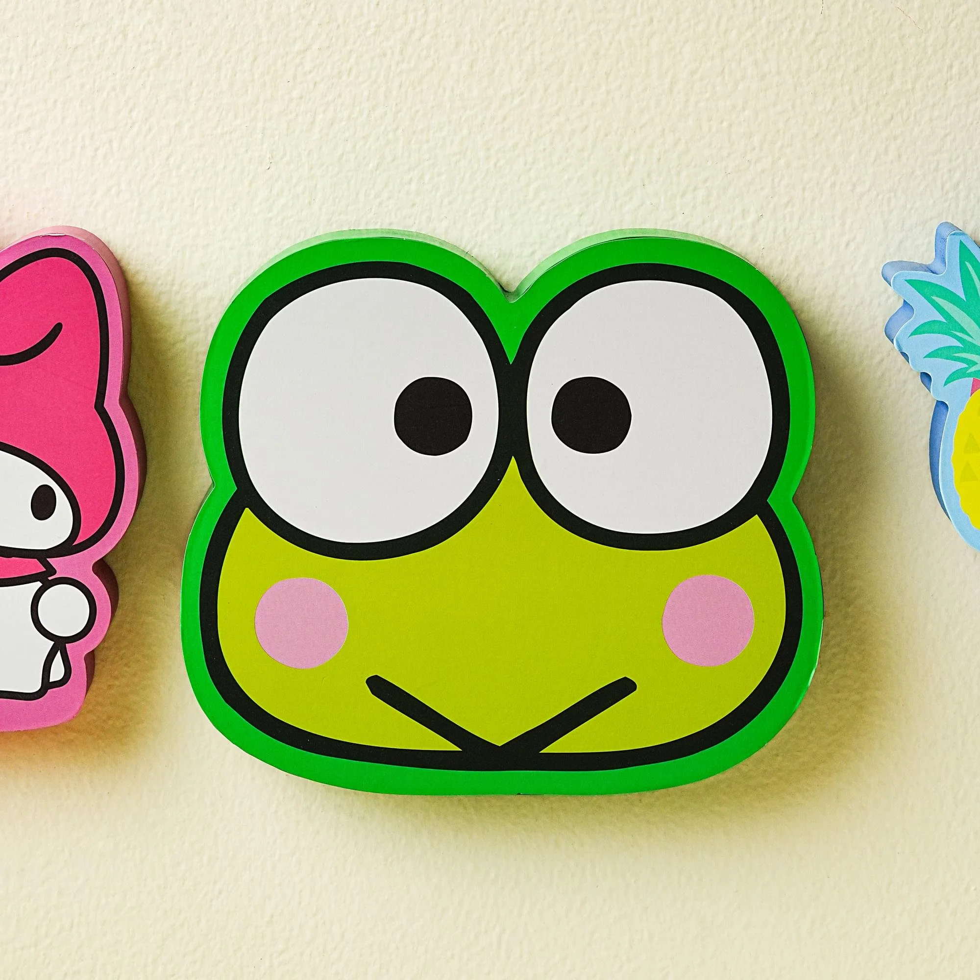 Sanrio Keroppi Die-Cut Wooden Wall Art Sign | 7 x 8 Inches - Image 6