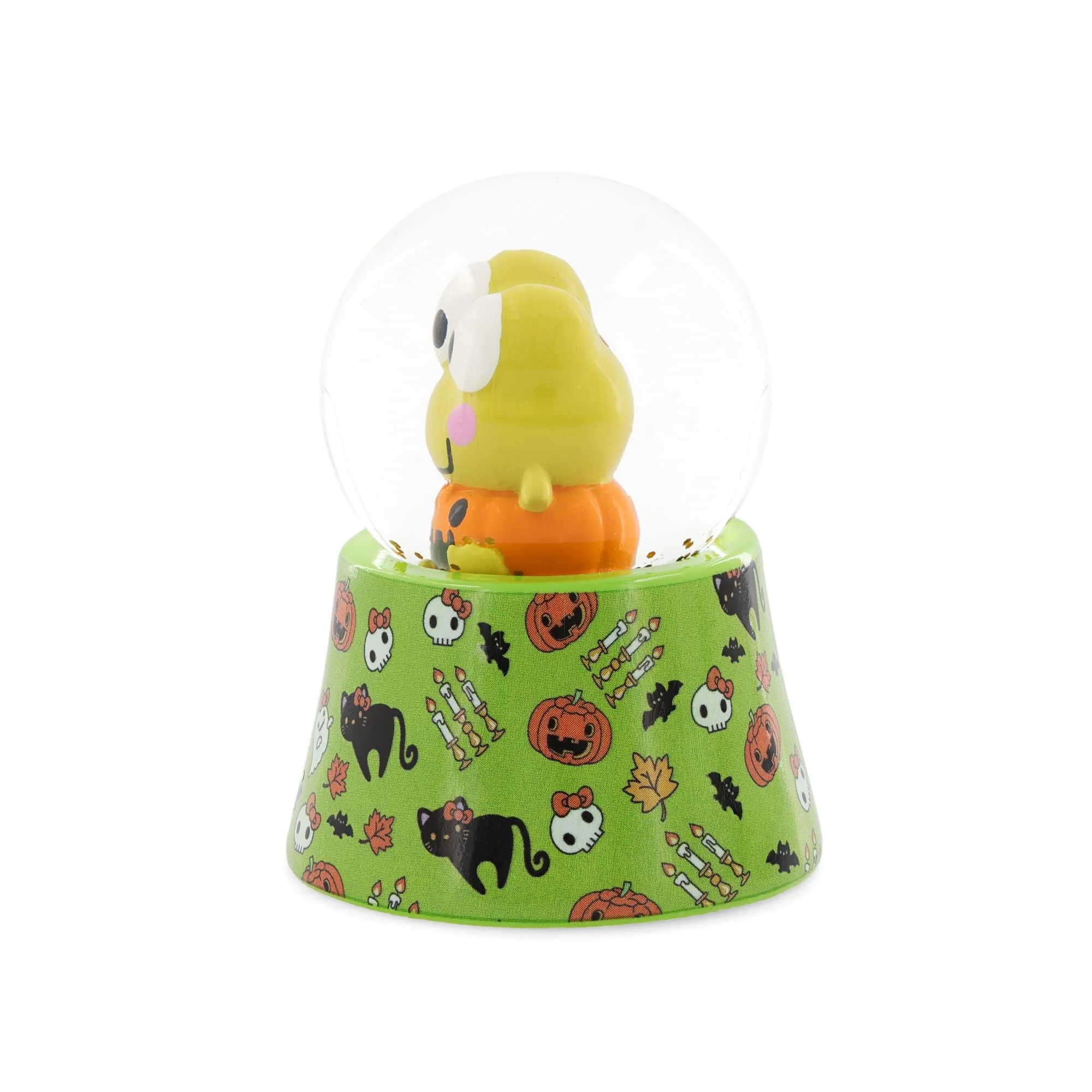 Sanrio Keroppi Halloween Mini Light-Up Snow Globe | 3 Inches Tall - Image 2