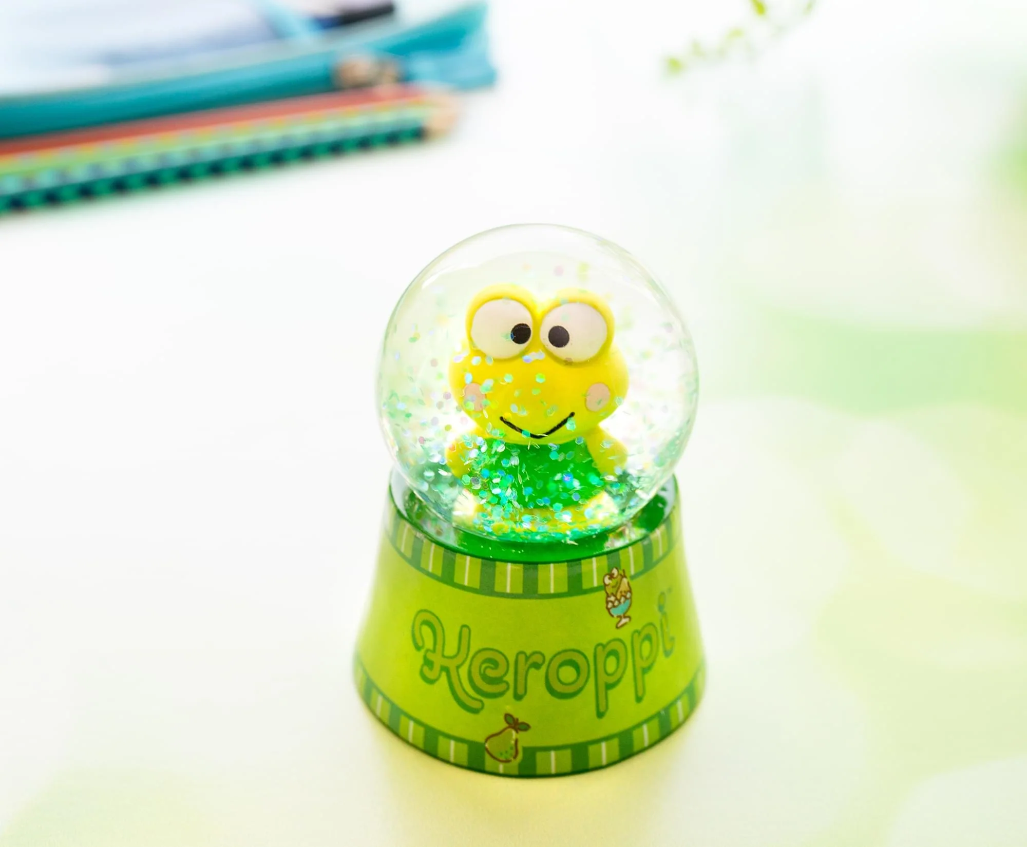 Sanrio Keroppi Mini Light-Up Snow Globe | 3 Inches Tall - Image 5