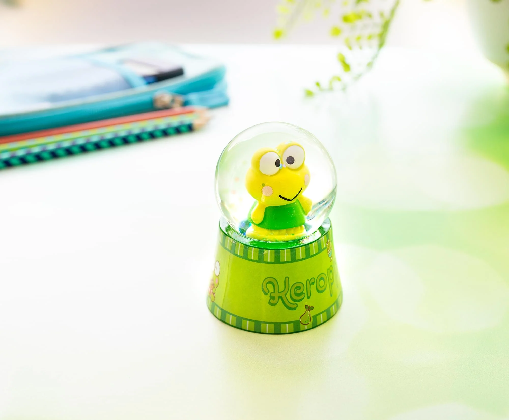 Sanrio Keroppi Mini Light-Up Snow Globe | 3 Inches Tall - Image 6