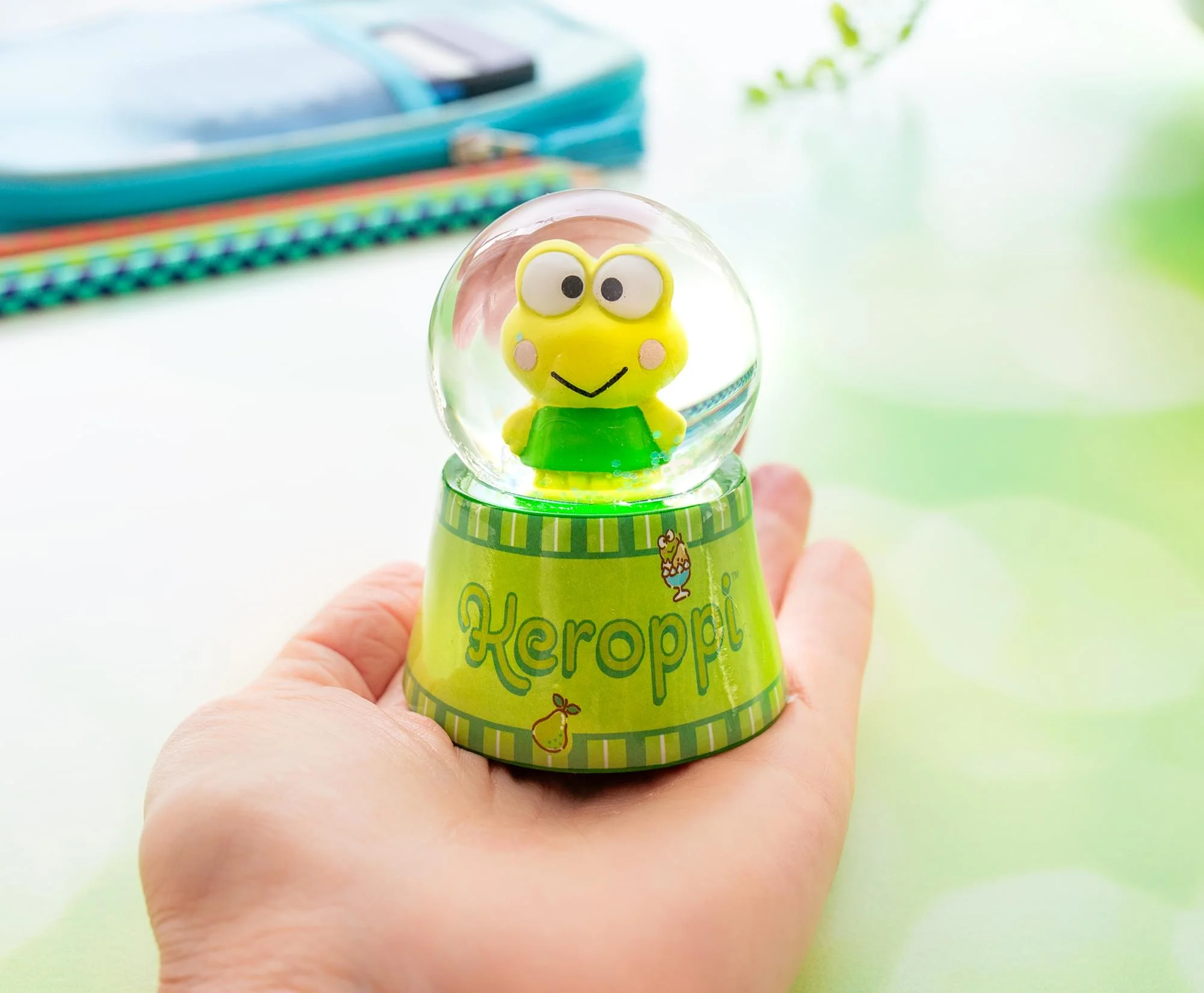 Sanrio Keroppi Mini Light-Up Snow Globe | 3 Inches Tall - Image 8
