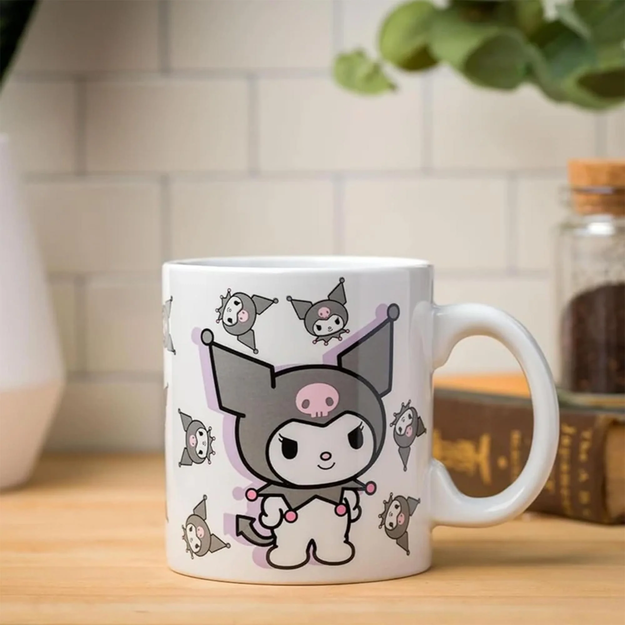 Sanrio Kuromi Naughty Poses 20 Ounce Ceramic Mug - Image 6