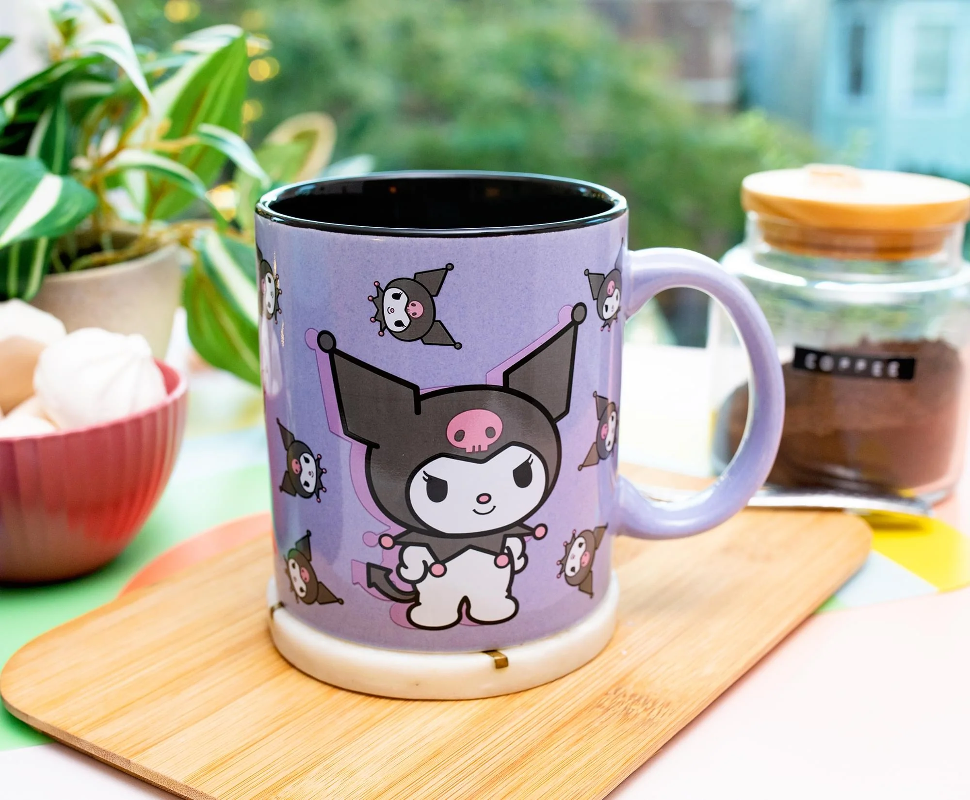 Sanrio Kuromi Purple Ceramic Mug | Holds 20 Ounces - Image 4