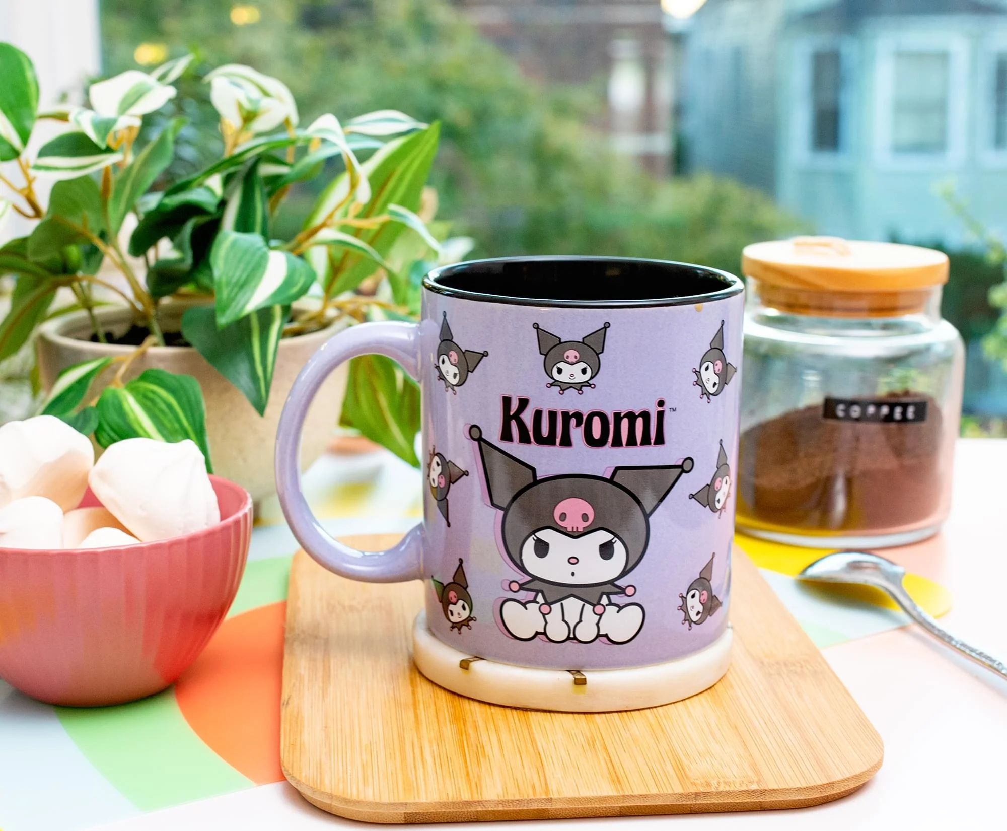 Sanrio Kuromi Purple Ceramic Mug | Holds 20 Ounces - Image 9