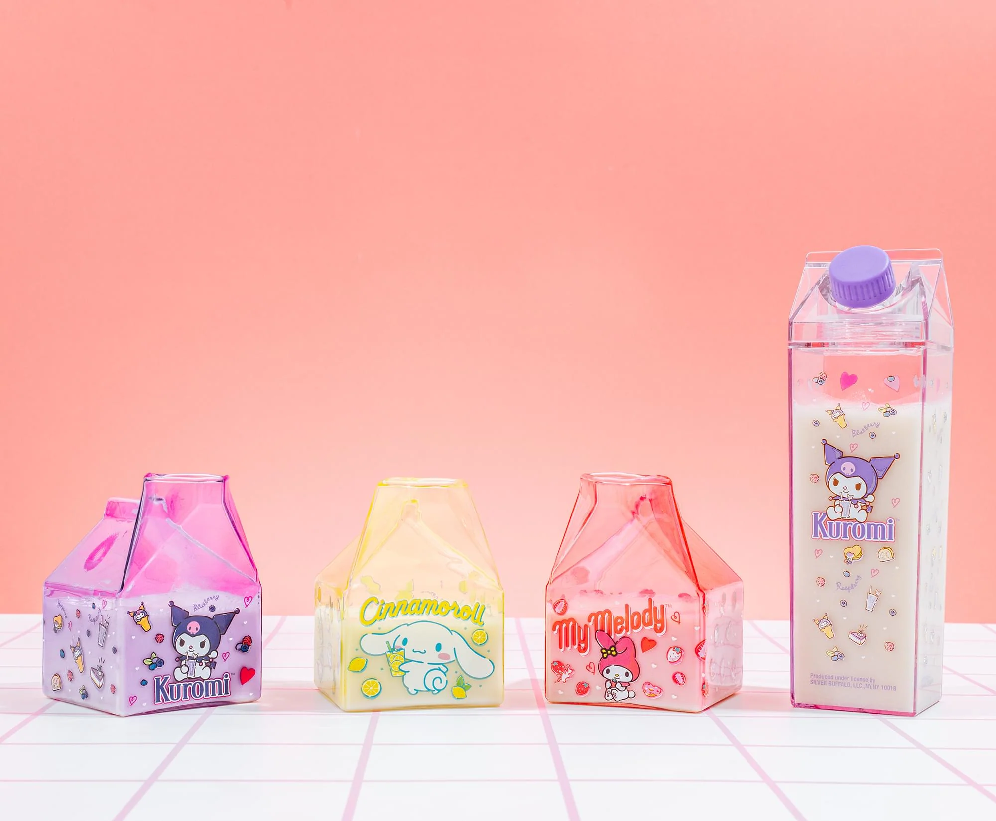 Sanrio Kuromi Sweets Plastic Milk Carton Bottle | Holds 16 Ounces - Image 10