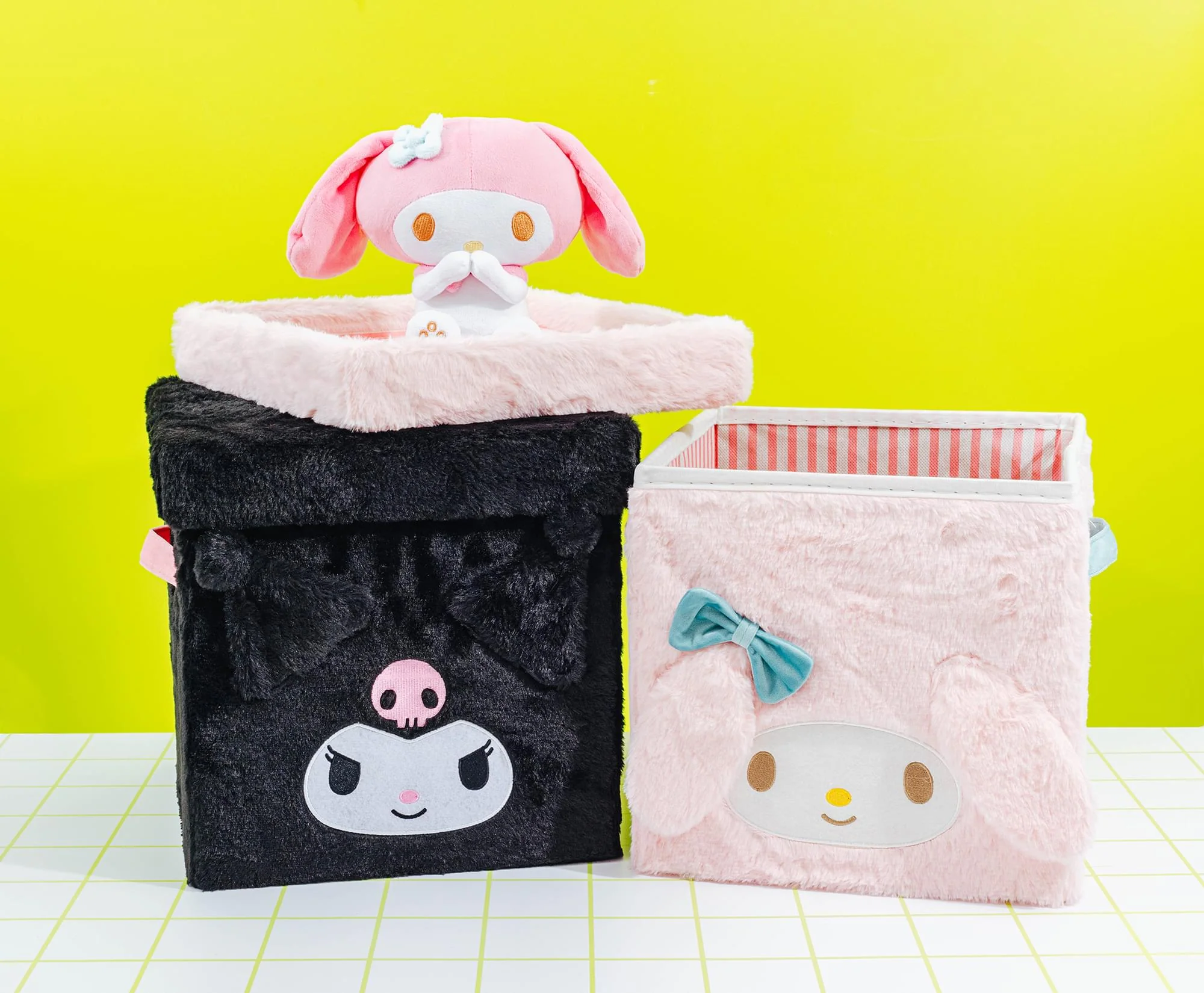 Sanrio My Melody 13-Inch Plush Storage Bin With Lid - Image 9
