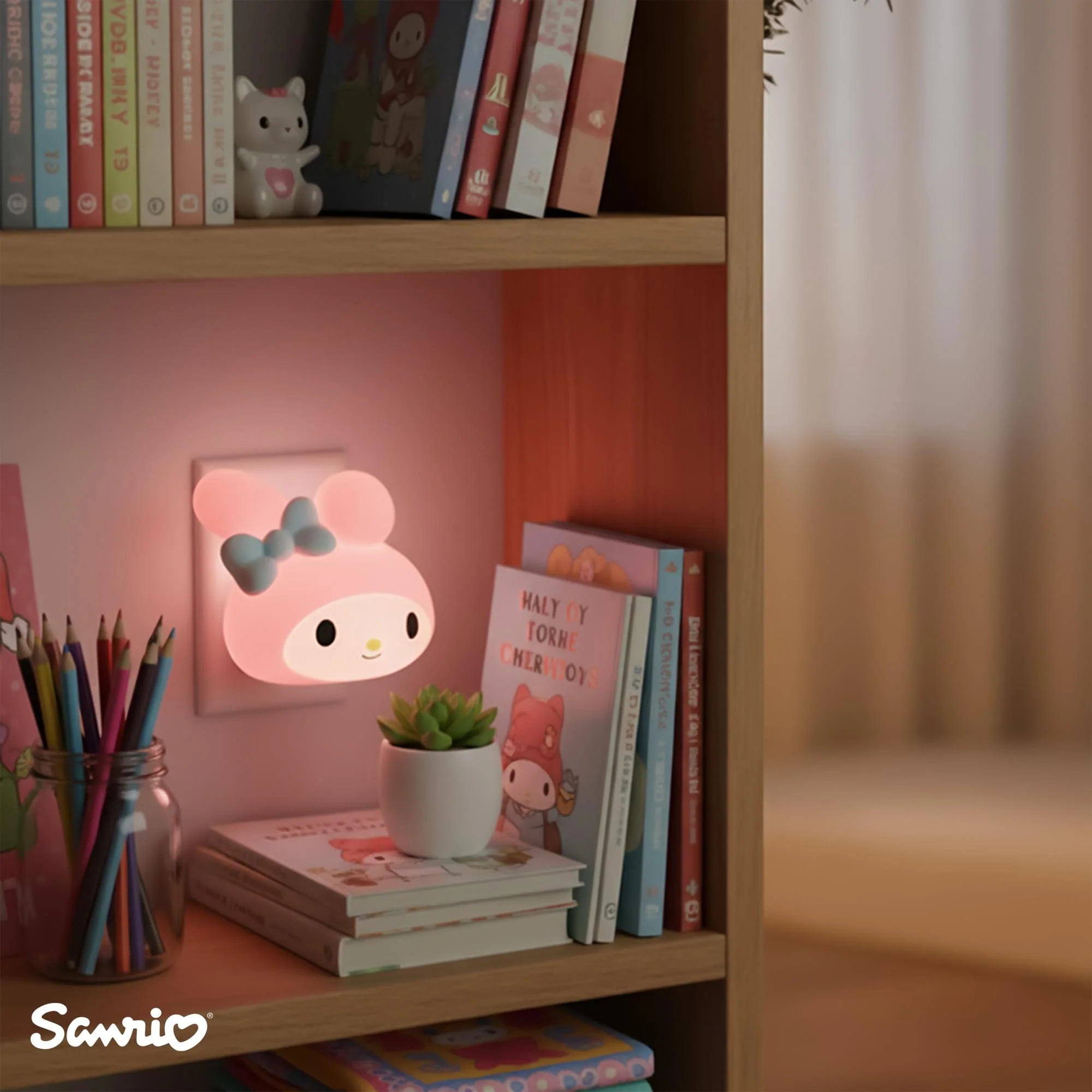 Sanrio My Melody Face Plug-In Nightlight - Image 9