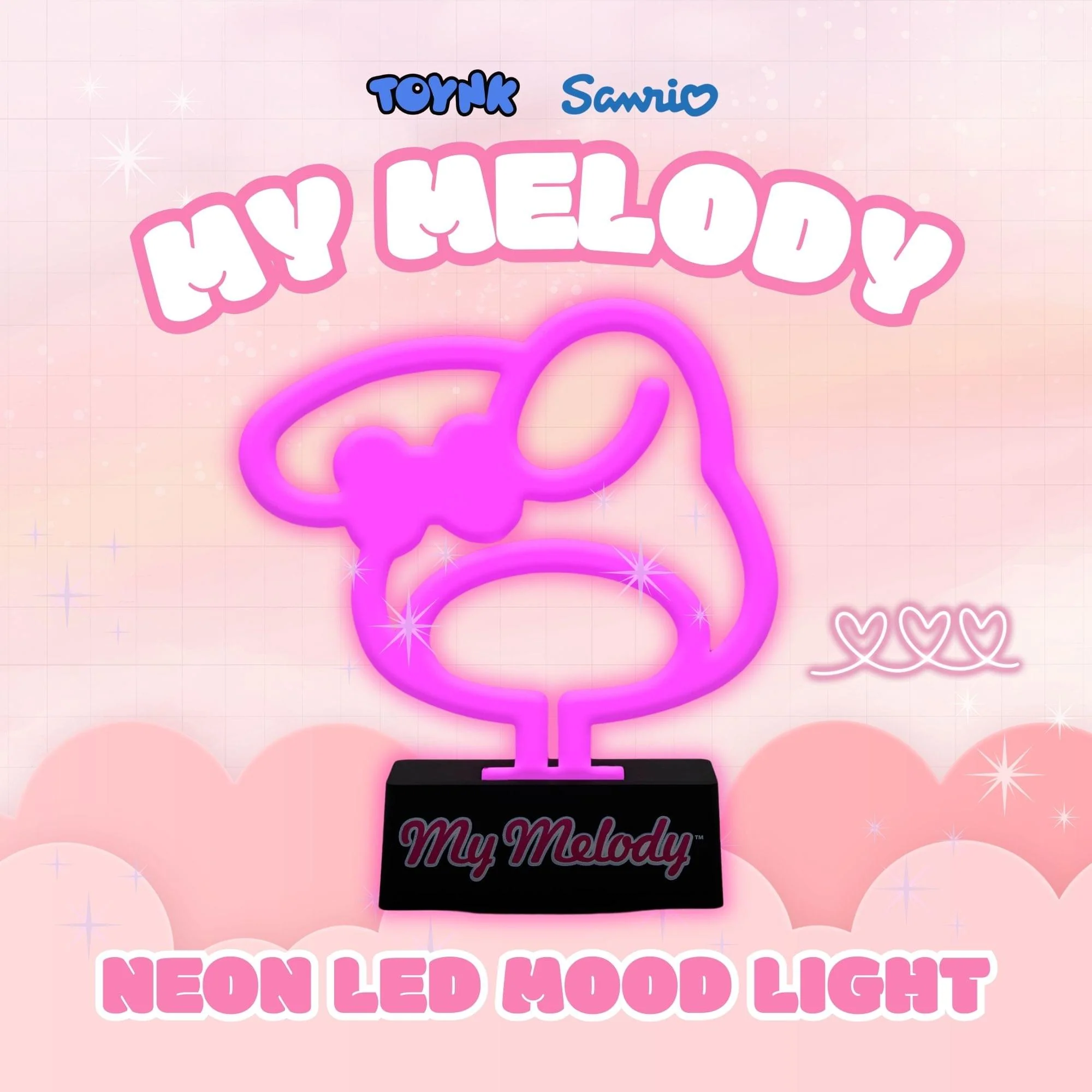 Sanrio My Melody Silhouette 7-Inch LED Neon Mood Light - Image 2