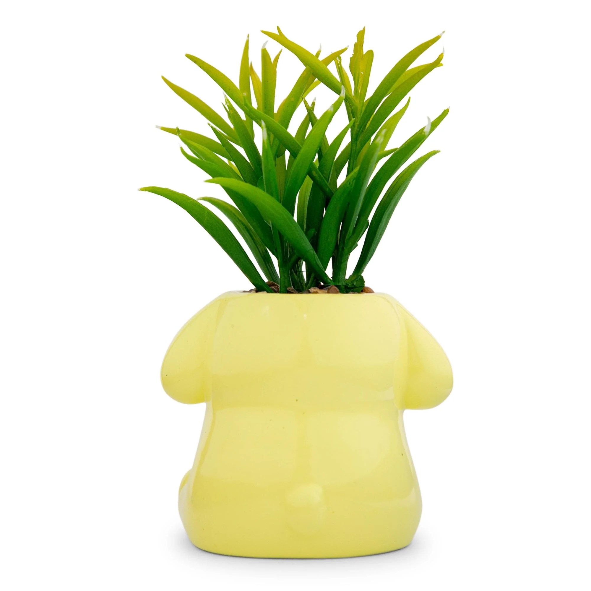 Sanrio Pompompurin 3-Inch Ceramic Mini Planter With Artificial Succulent - Image 3