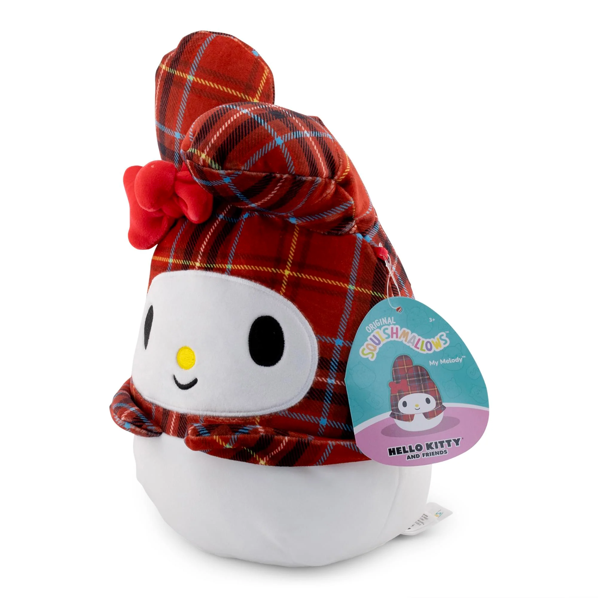 Sanrio Squishmallows 8 Inch Plush | Plaid My Melody - Image 3