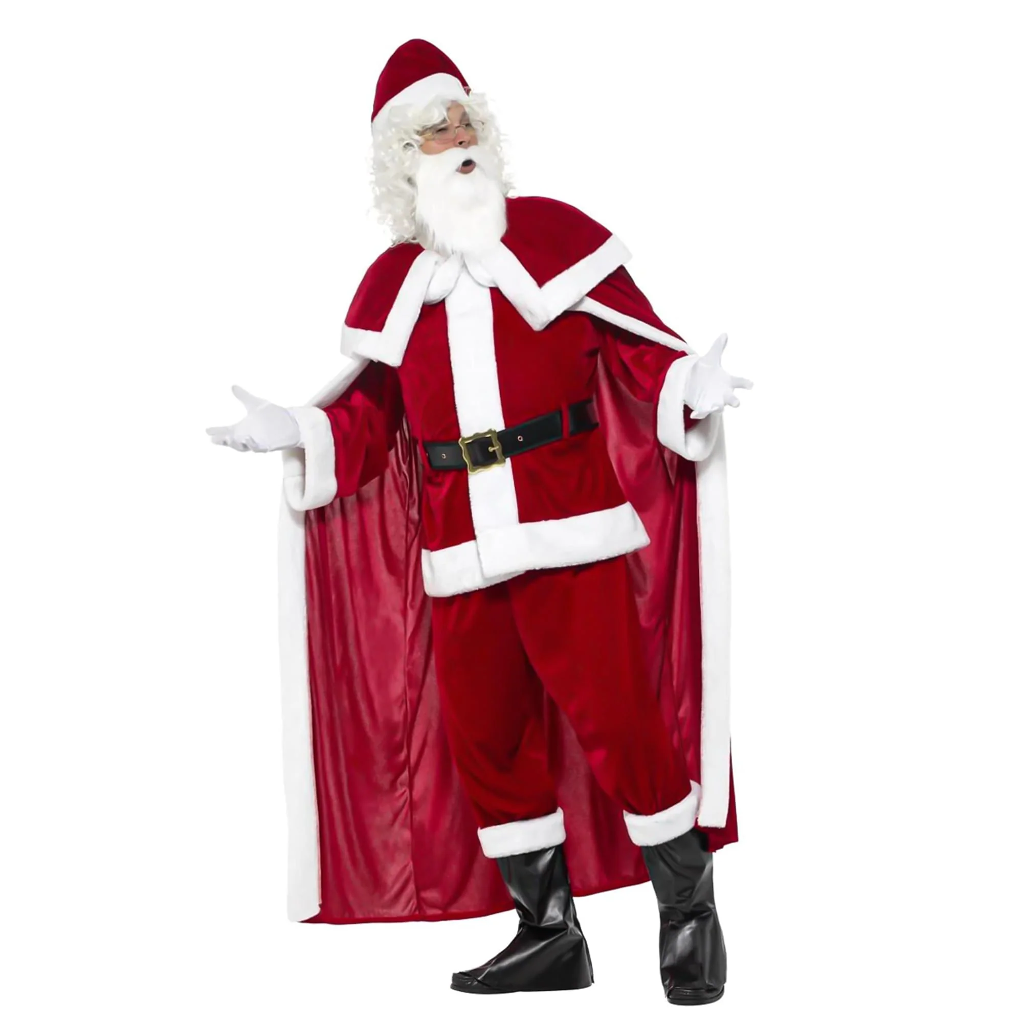Santa Claus with Trousers Adult Costume - Image 9
