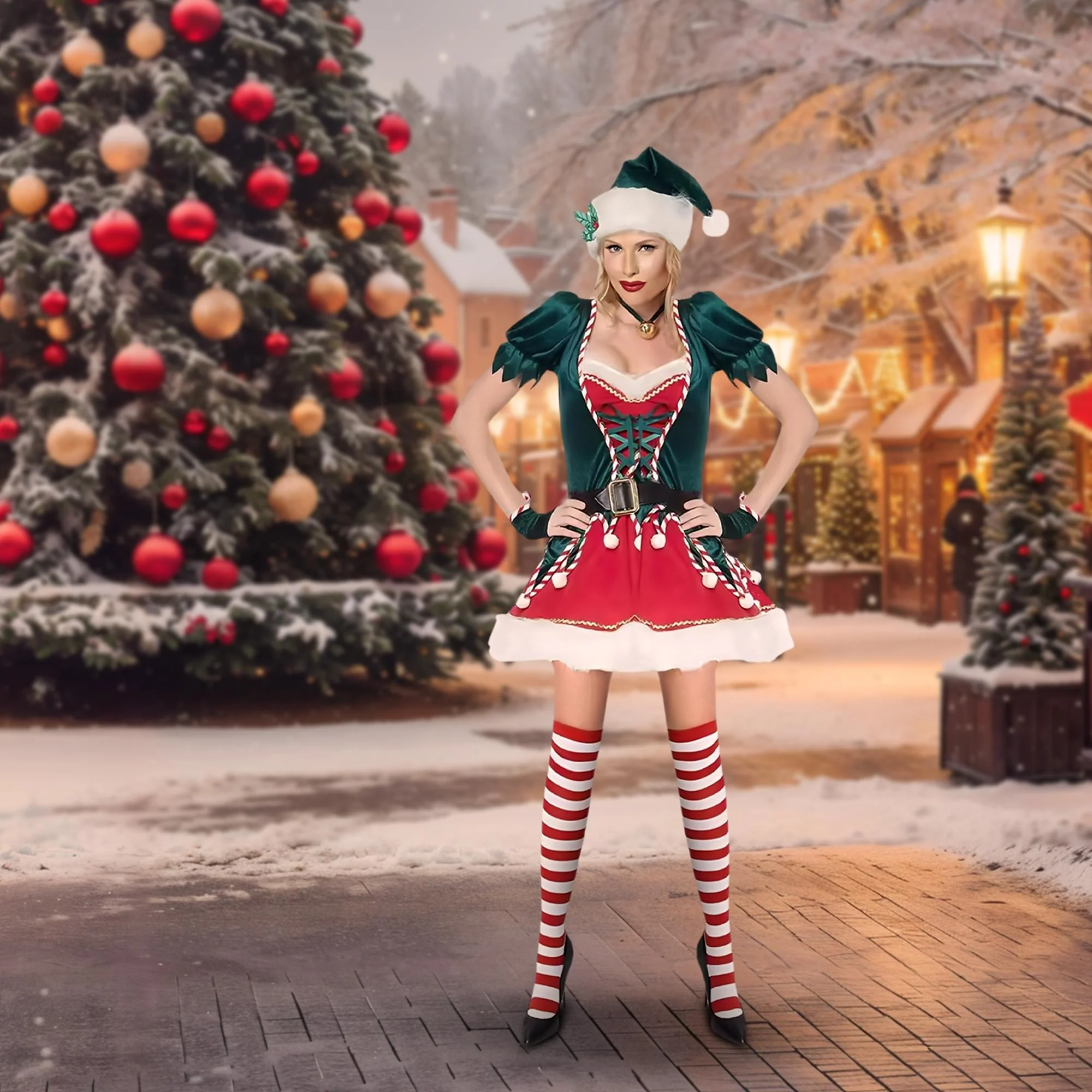 Santa's Helper Costume - Image 8