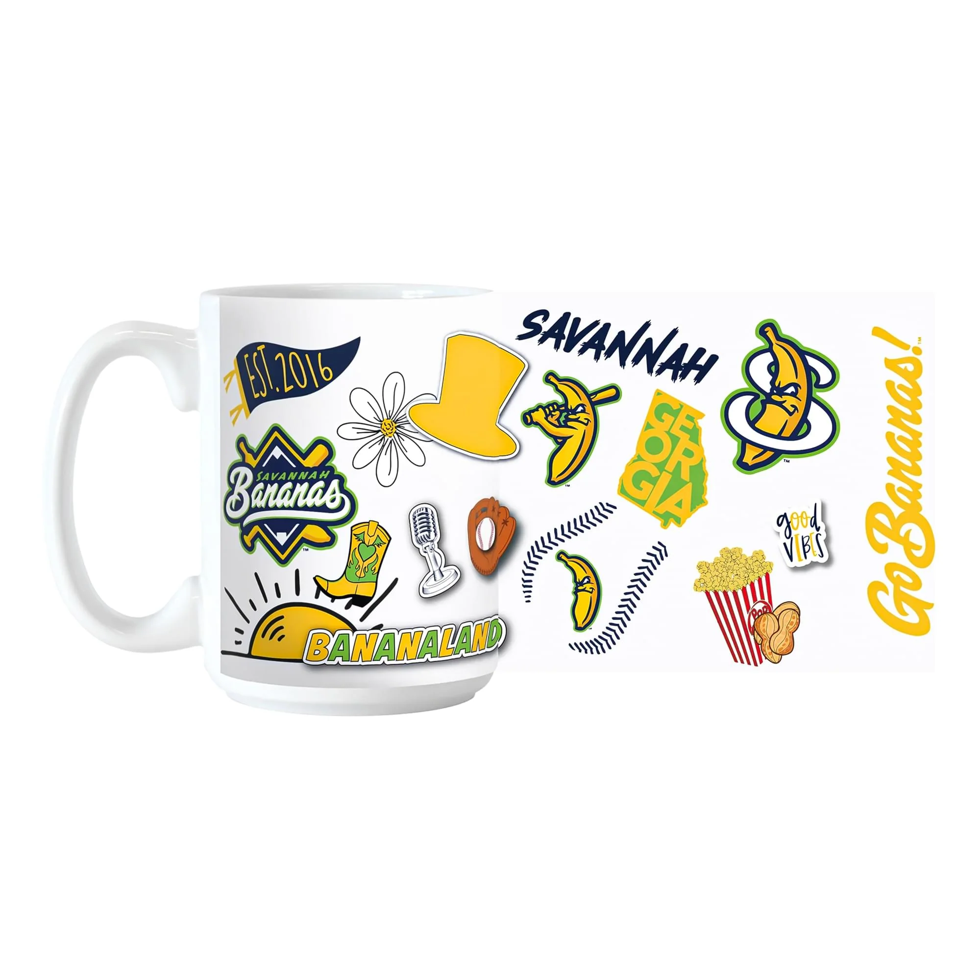 Savannah Bananas Icons 15 Ounce Ceramic Mug - Image 2
