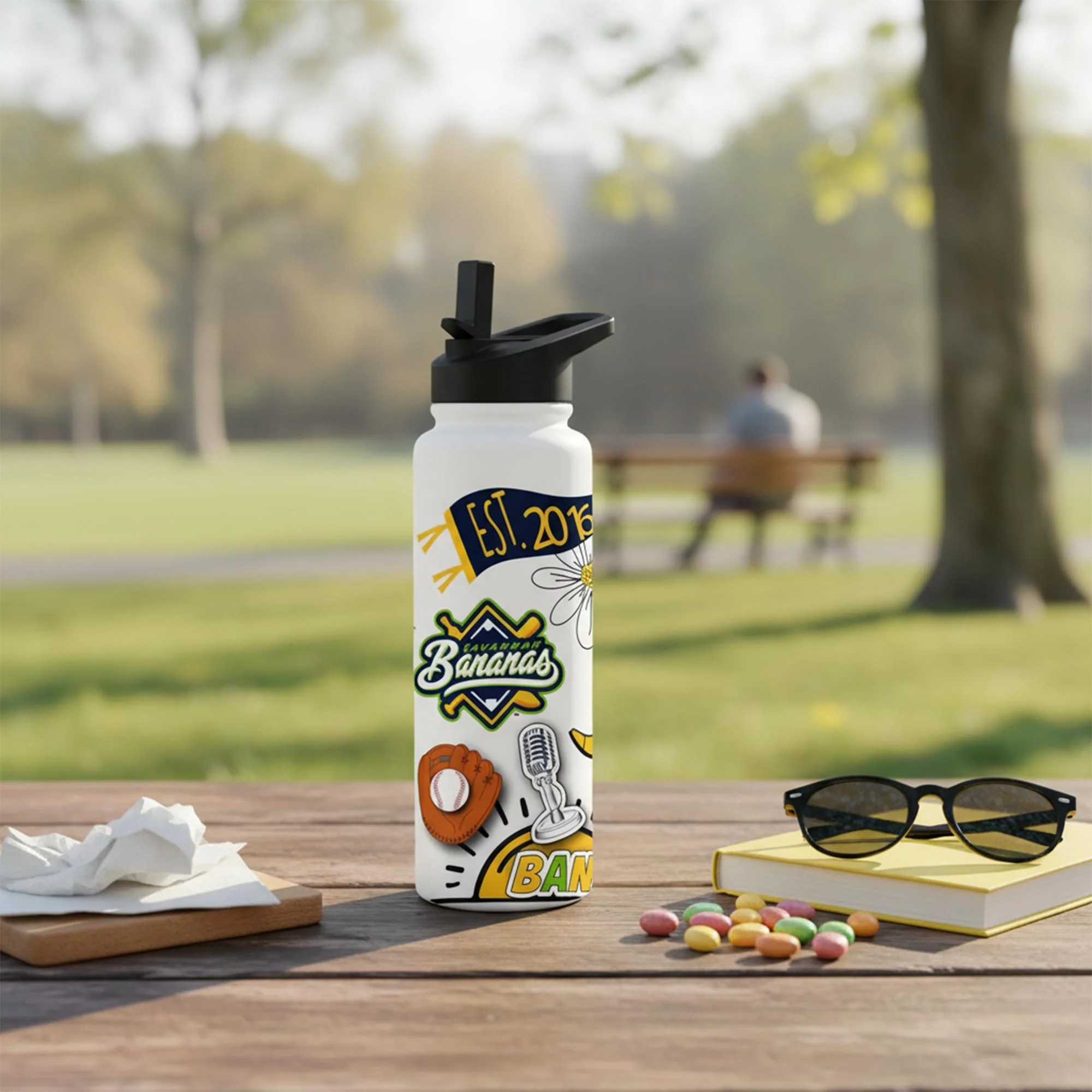 Savannah Bananas Icons 34 Ounce Stainless Steel Tumbler With Lid - Image 3