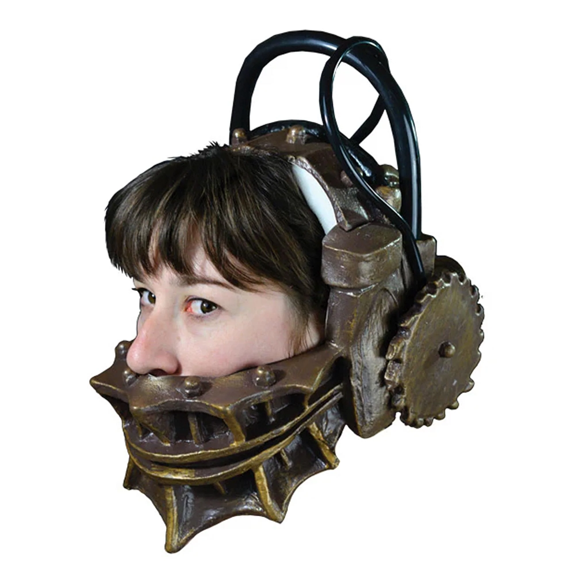 SAW Reverse Bear Trap Full Head Adult Costume Mask - Image 2