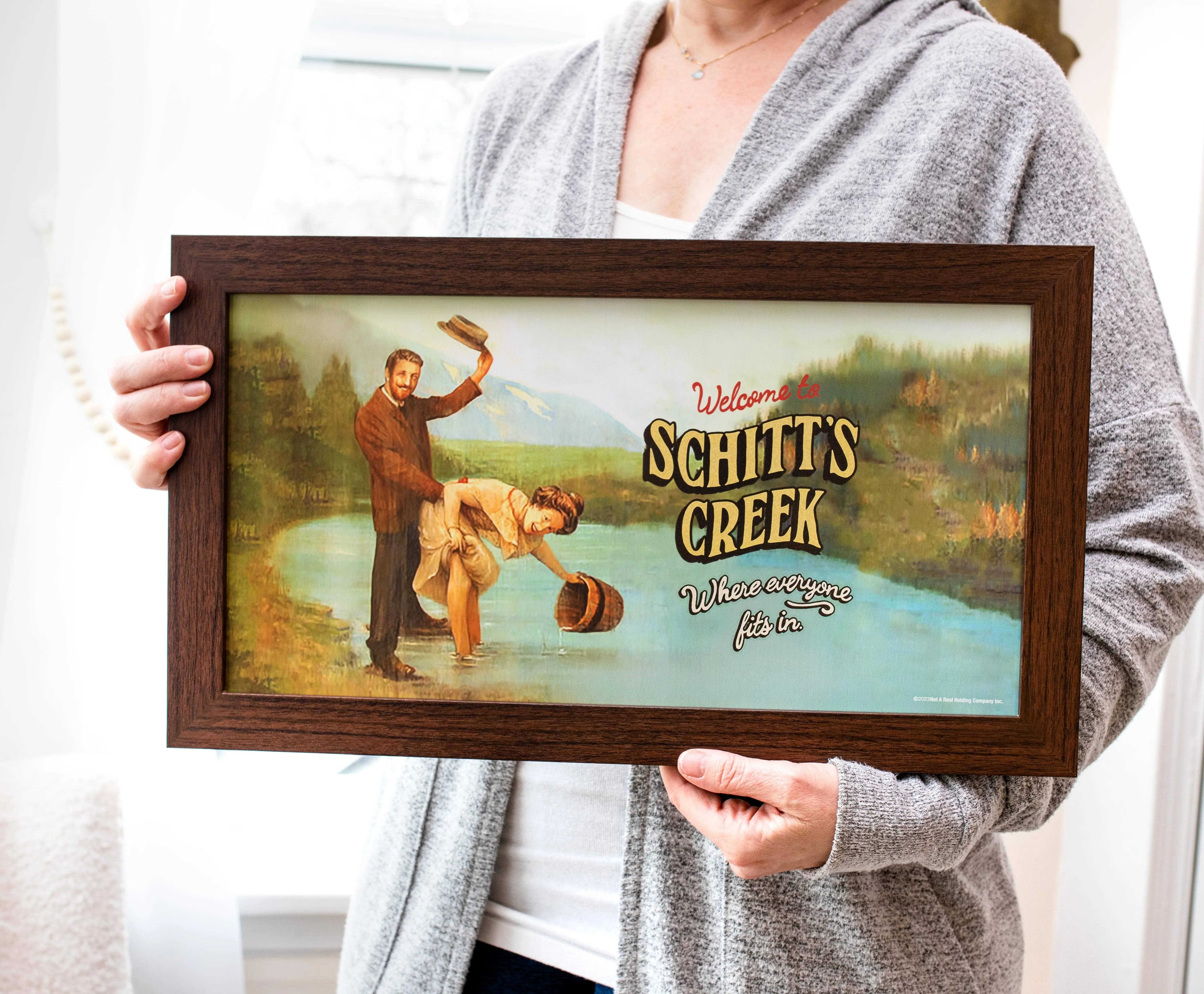 Schitt's Creek Welcome Sign Replica Framed MDF Hanging Wall Art | 10 x 18 Inches - Image 6