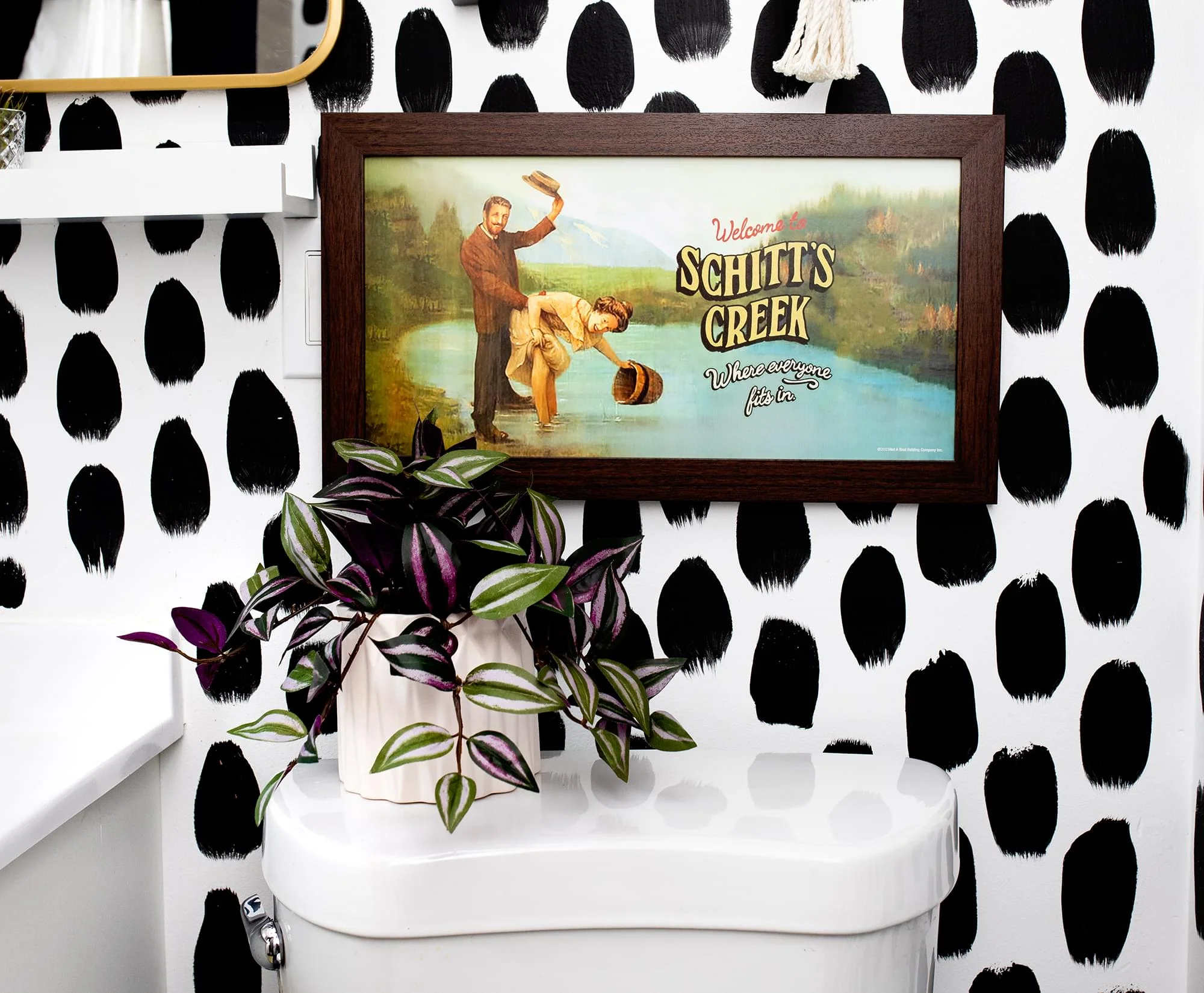 Schitt's Creek Welcome Sign Replica Framed MDF Hanging Wall Art | 10 x 18 Inches - Image 8