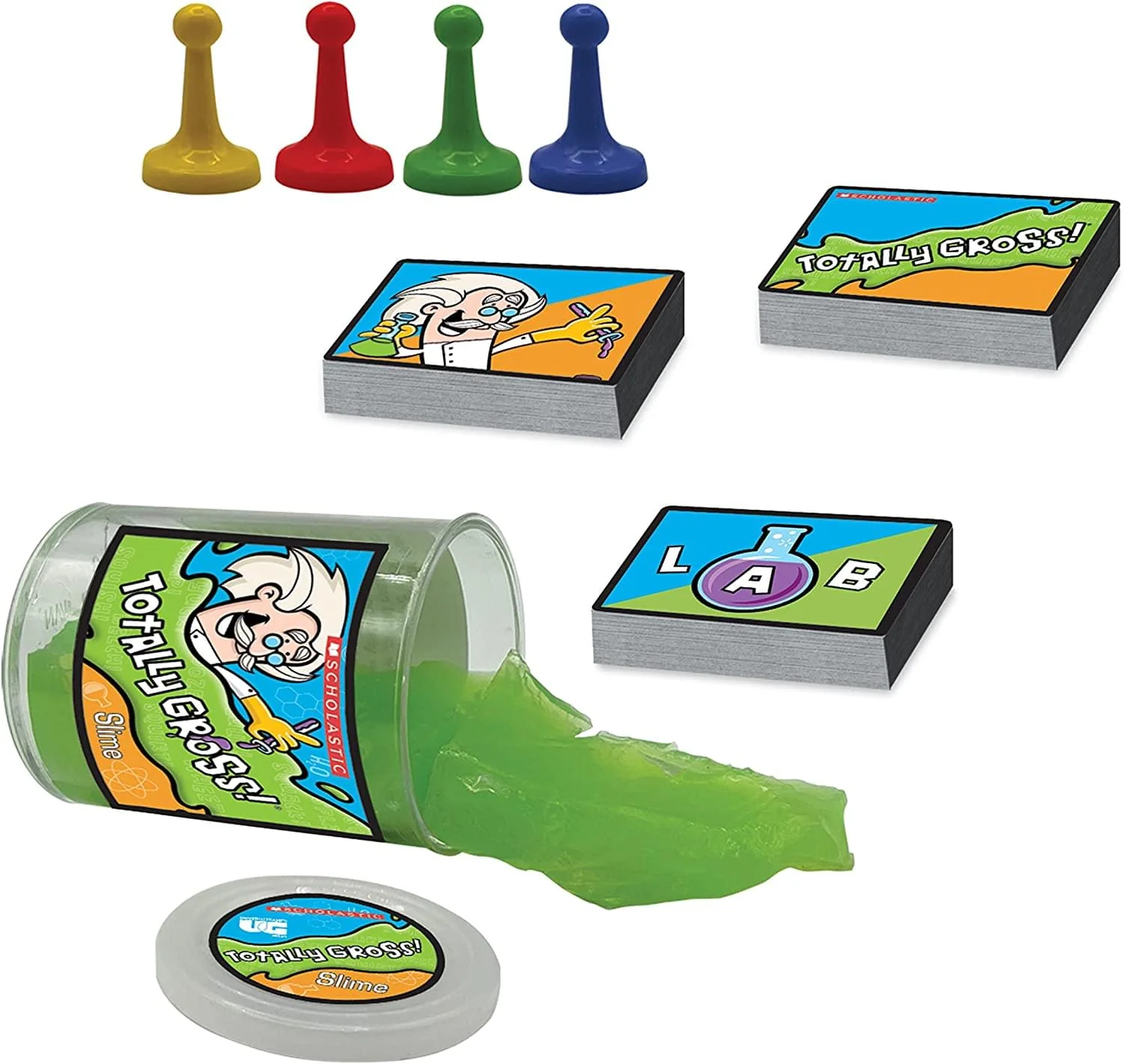 Scholastic Totally Gross! Game of Science | 2-4 Players - Image 4