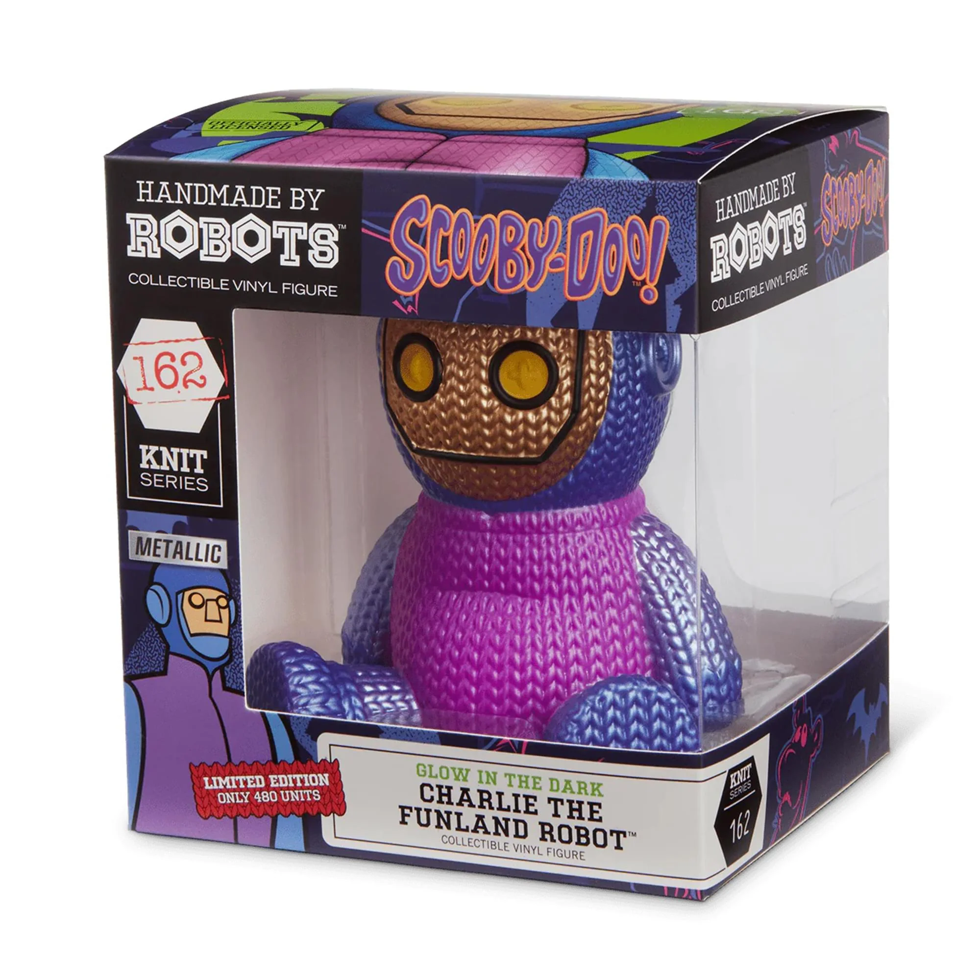 Scooby-Doo Handmade By Robots #162 Charlie The Funland Robot 5 Inch Vinyl Figure - Image 6