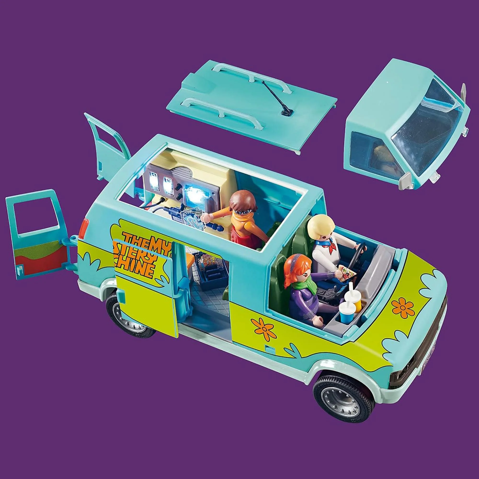 Scooby-Doo! Playmobil 70286 Mystery Machine Building Set - Image 6