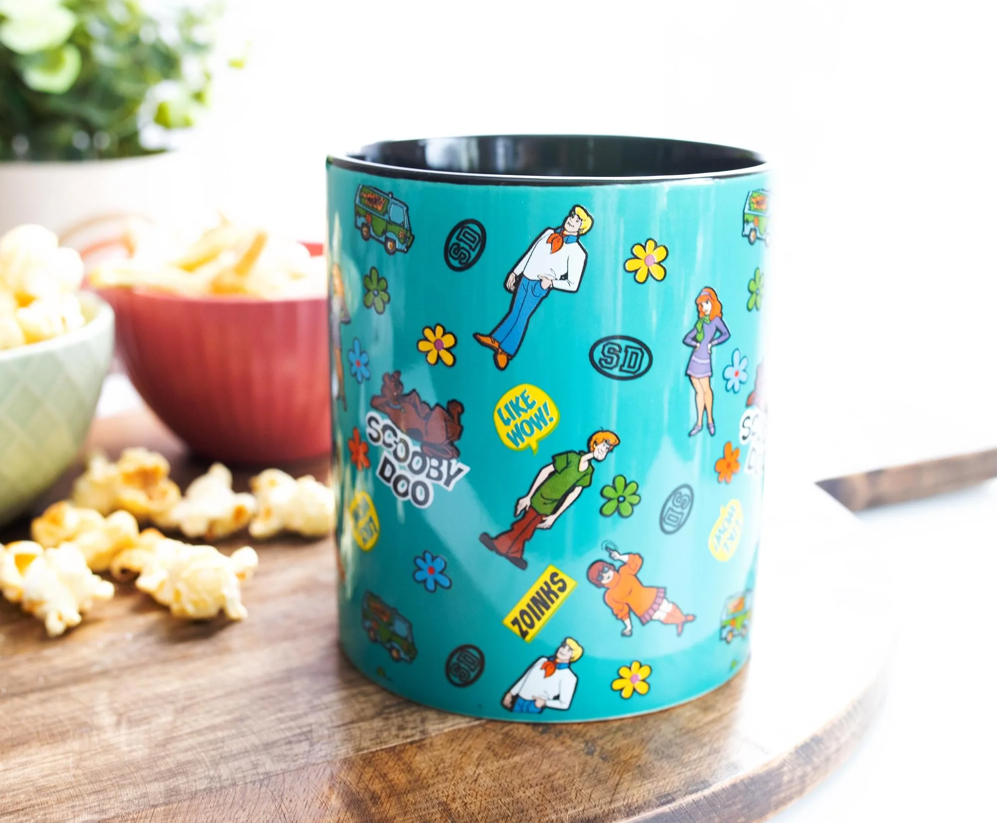 Scooby-Doo Sticker Pattern Ceramic Mug | Holds 20 Ounces - Image 4
