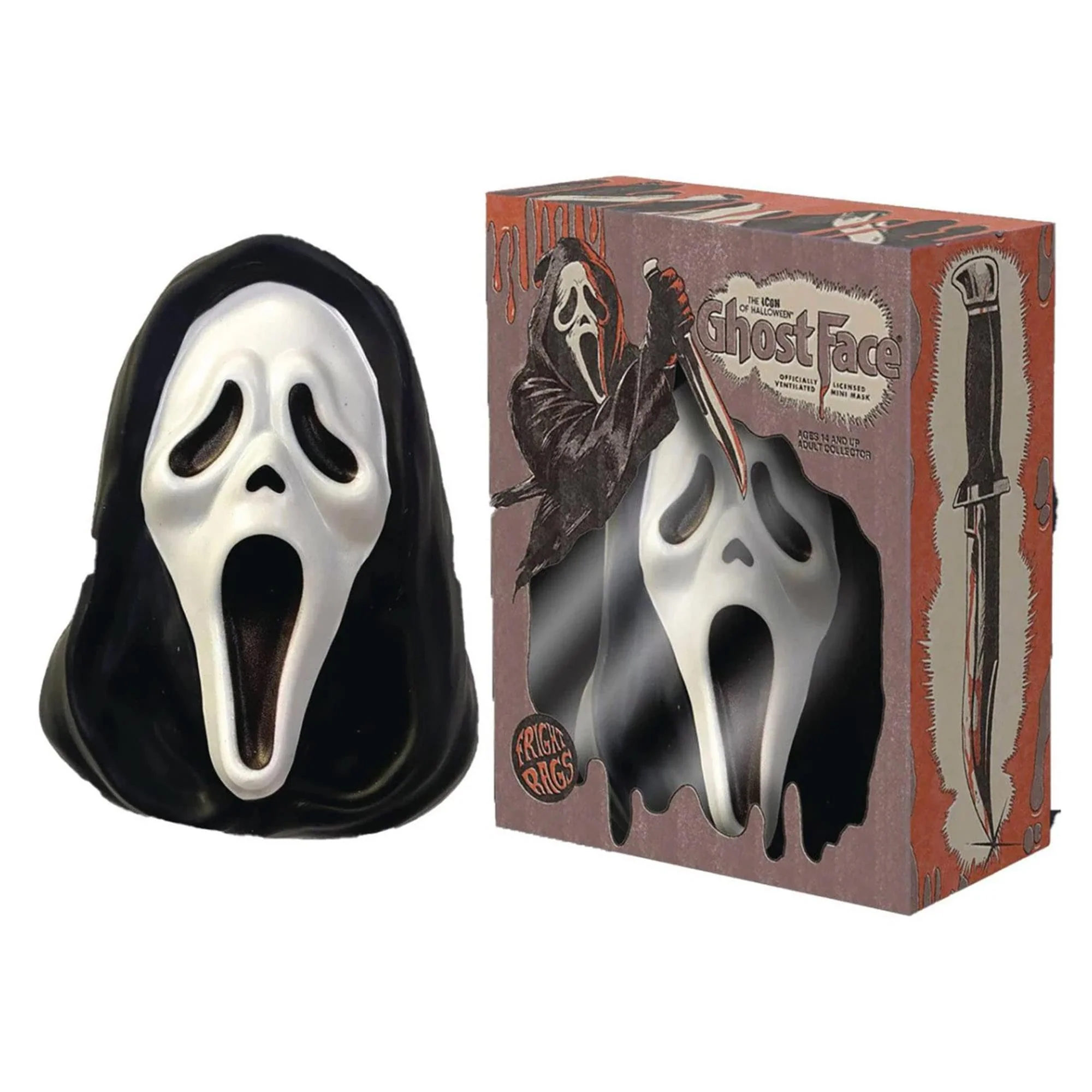 Scream 6 Inch Fright Rags Mini Mask | Ghost Face Classic - Image 2